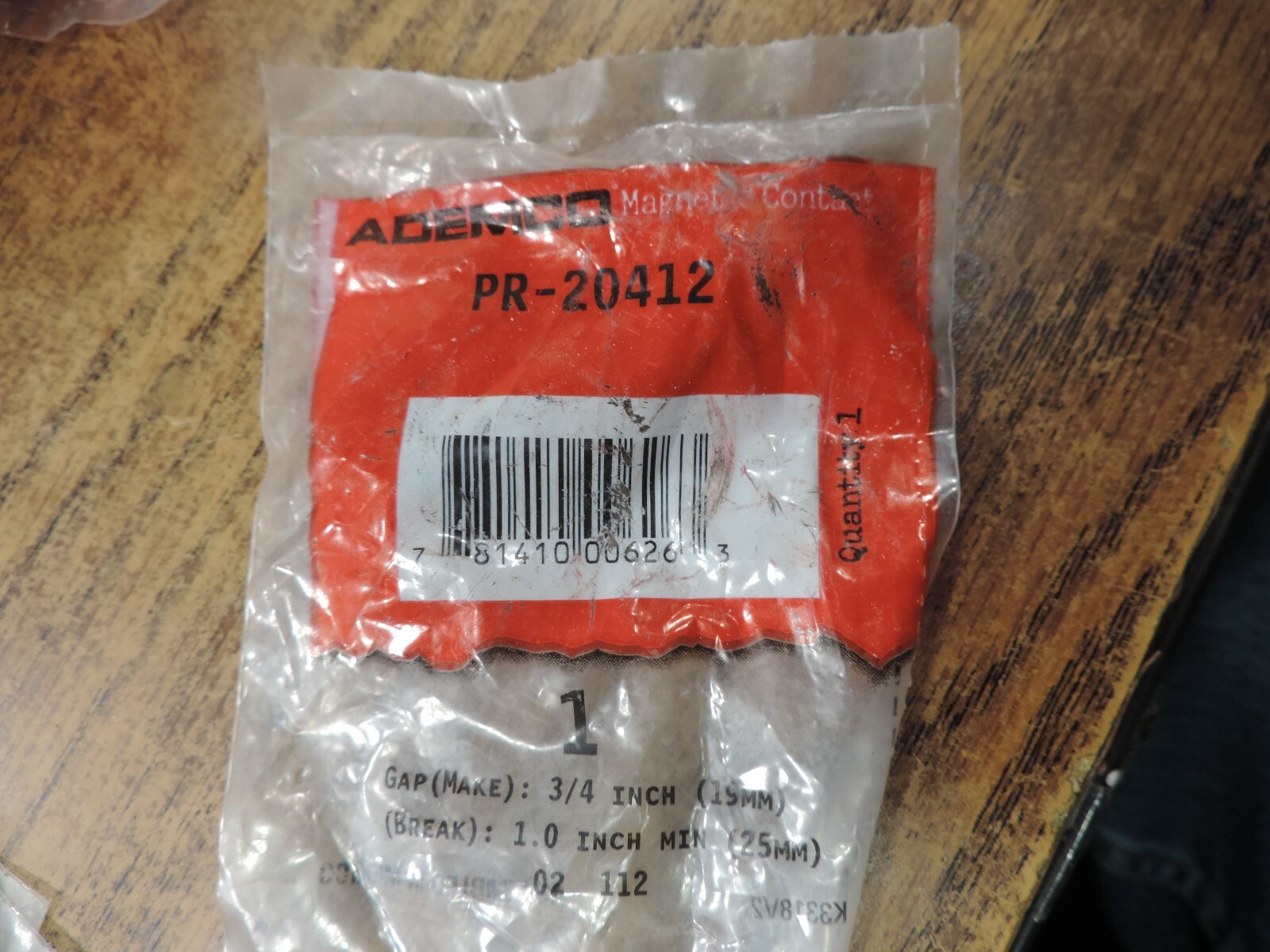 New ADEMCO Honeywell PR-20412 Hardwired Alarm Security Magnetic Contact