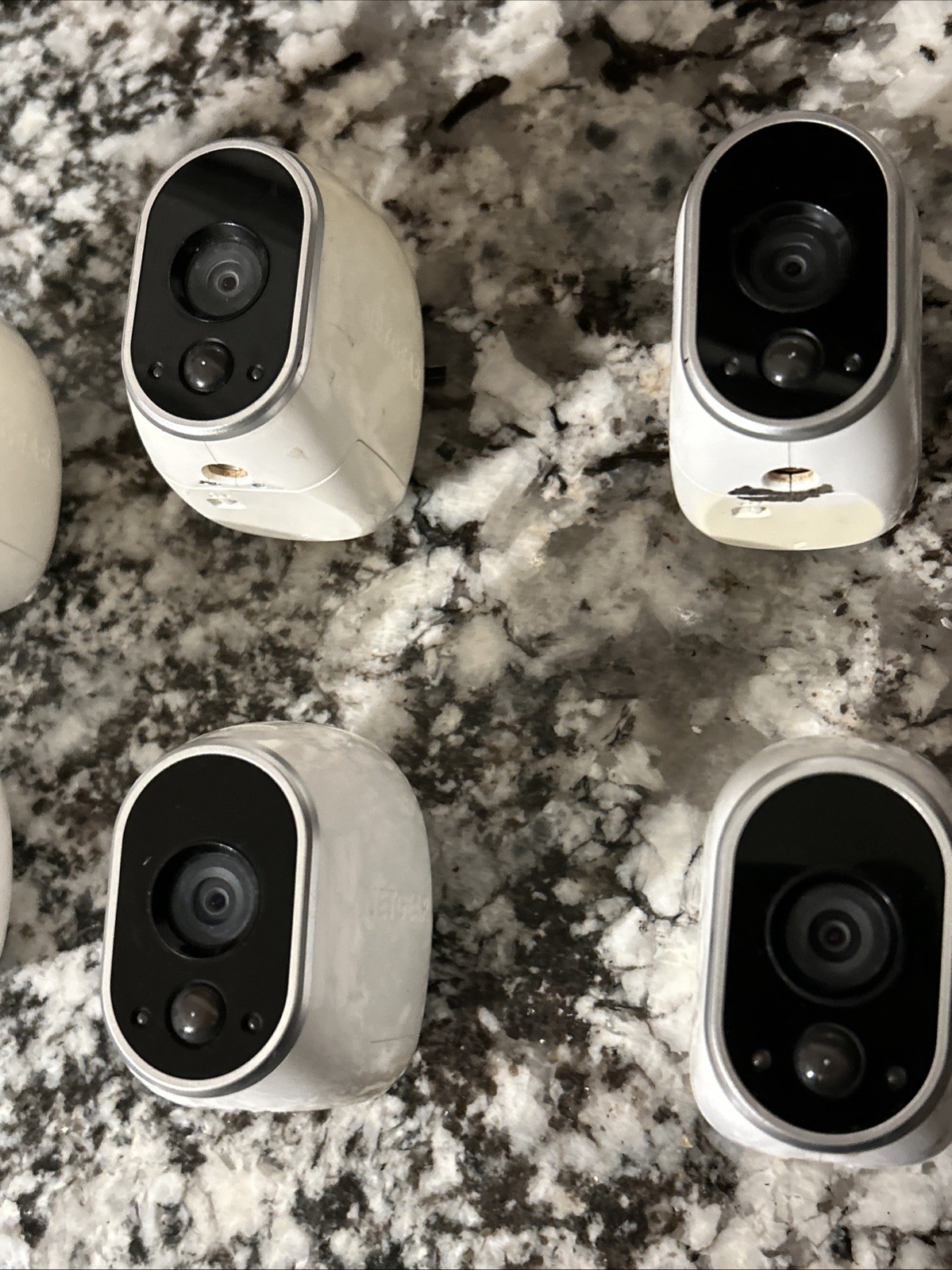 Netgear Arlo VMC3030 Add-on HD In/ Outdoor Security Cameras /UNTESTED /LOT 6 +