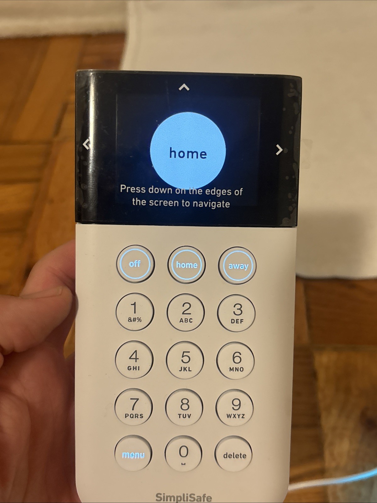 SIMPLISAFE 3RD GEN BASE STATION HOME SECURITY W KEYPAD SSKP3 WORKS! READ DESC