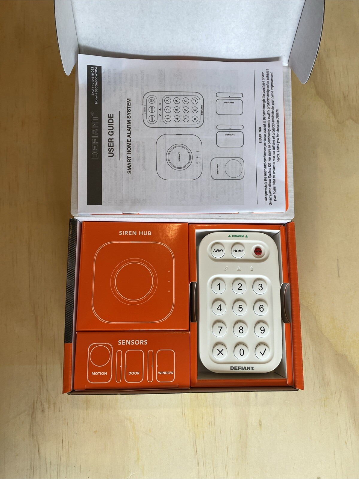 8103 Defiant Smart Home Alarm System with WiFi and Bluetooth Powered by Hubspace