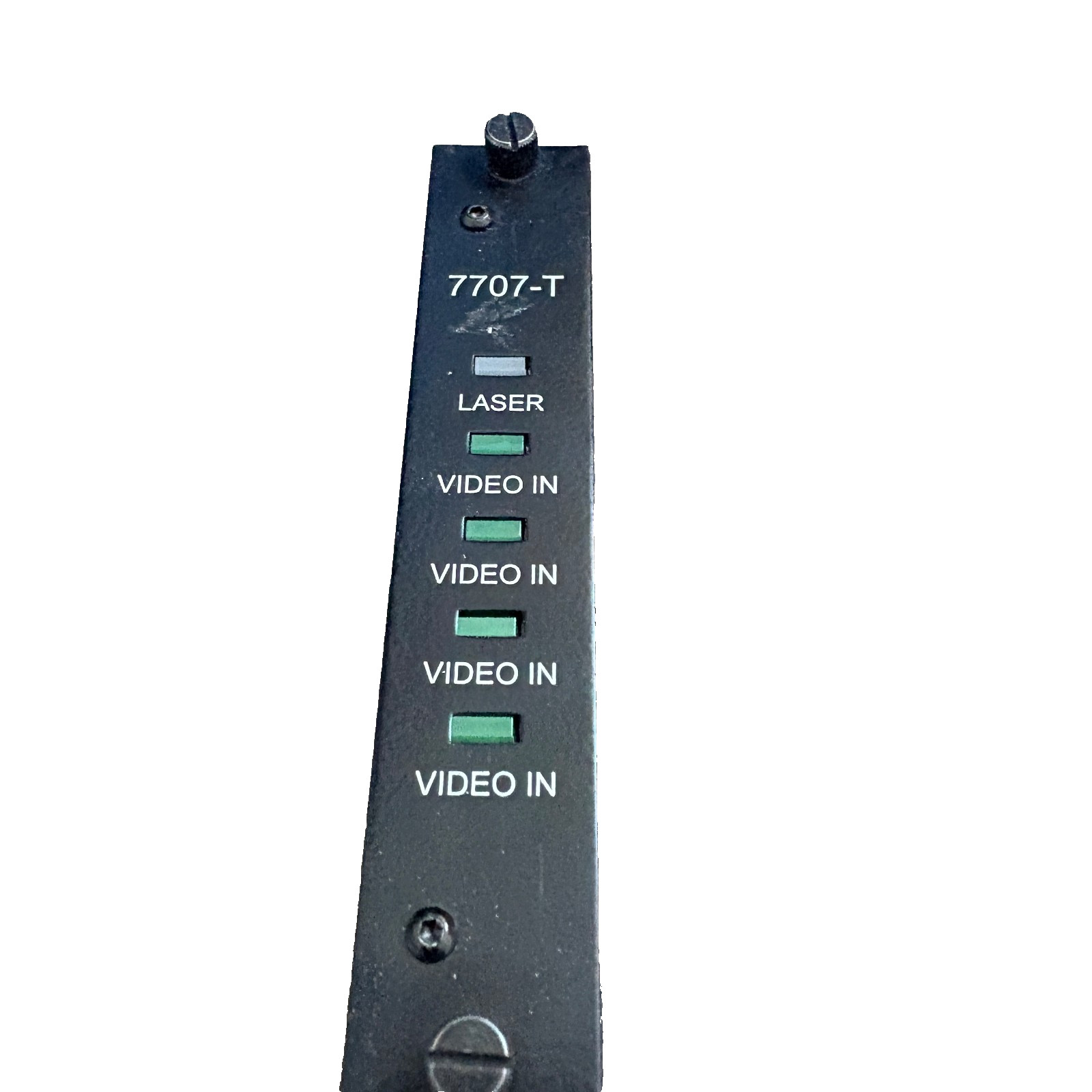 GE Security S7707VT-RST Fiber Optic Video Receiver Card 4 Channel Rack