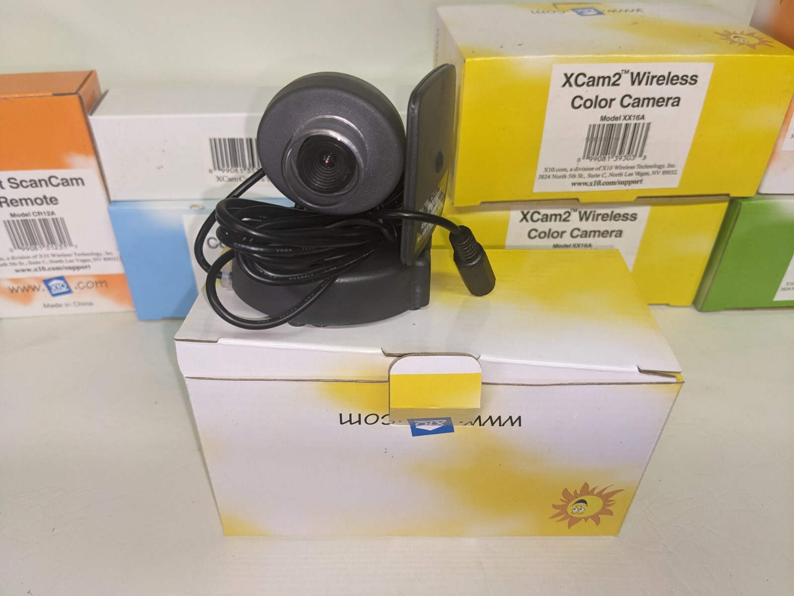 Lot of X10 Home Security System Cameras Receiver Transceiver VCR & Remote (ZE)
