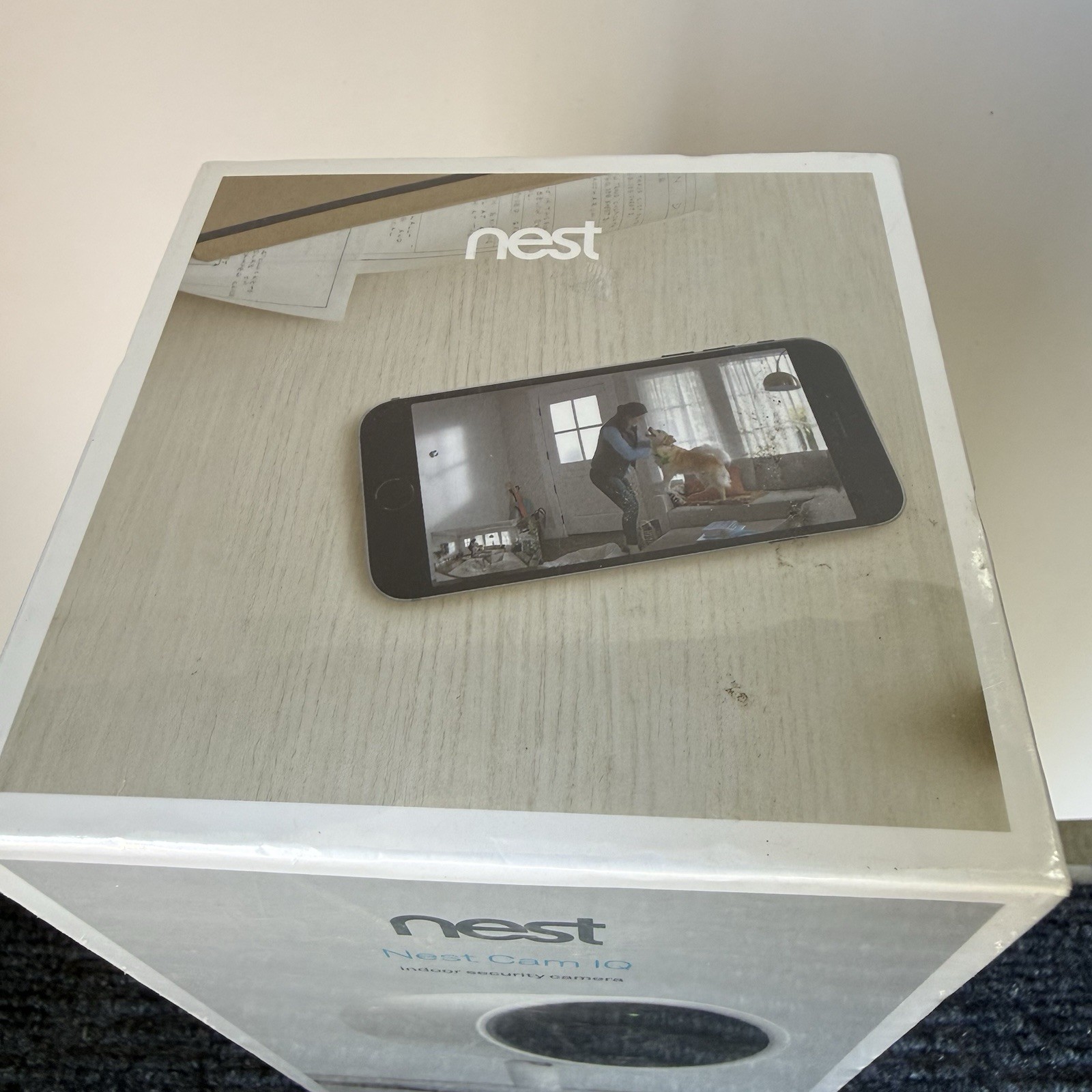 Google Nest Cam IQ Indoor Full HD Wi-Fi Home Security Camera Model NC3100US New