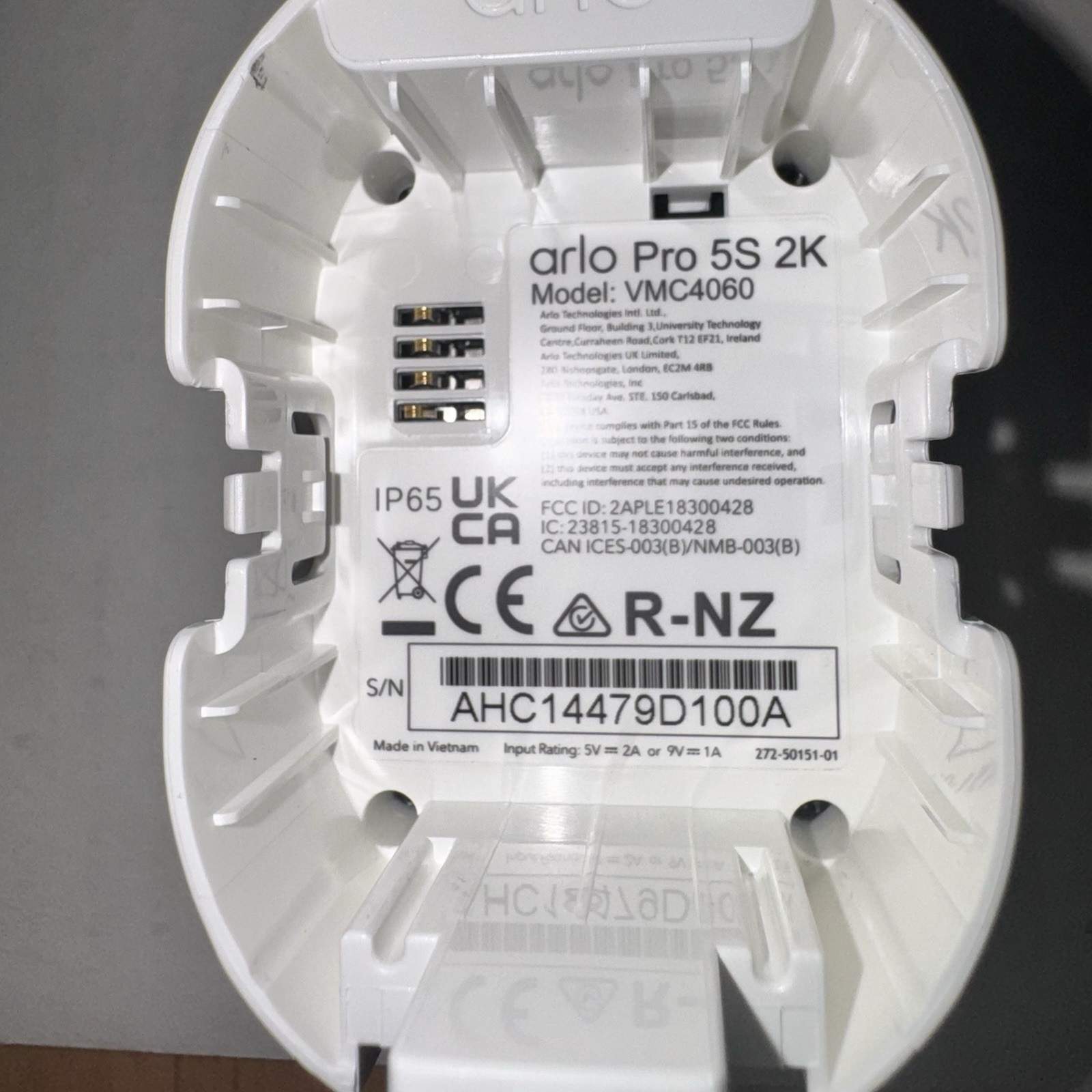 Arlo Pro 5S 2K VMC4060 Camera Solar Panel 2 Batteries And More