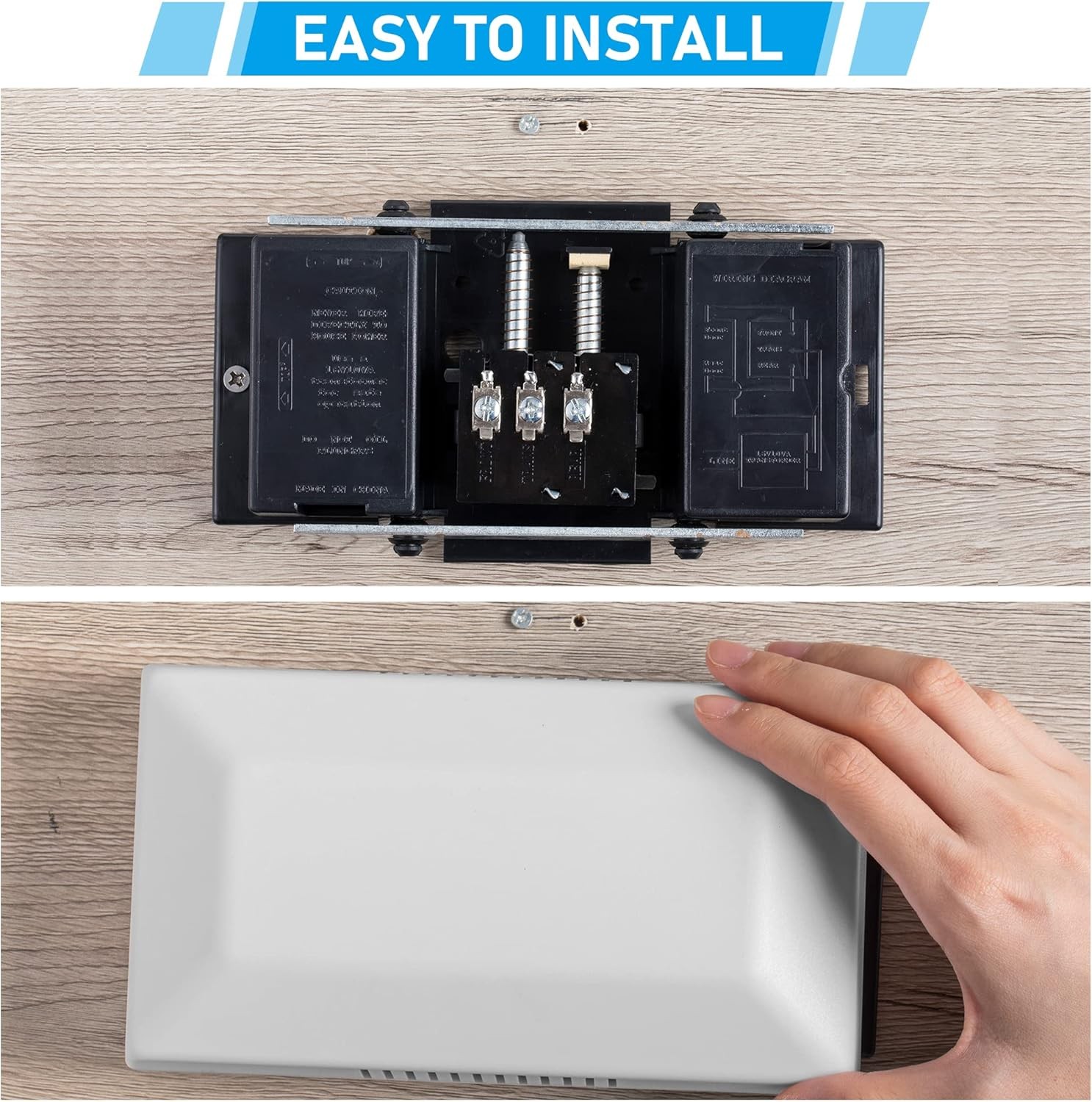 Wired Doorbell Chime, 16V 10VA Front and Rear Door Chime for Home Wall…