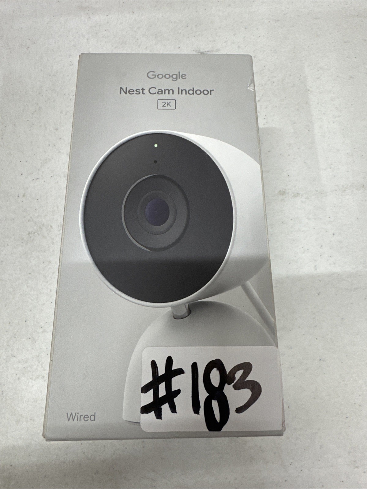 New Google Nest Cam Indoor 2K 3rd Gen Wired Security Camera G1NRR
