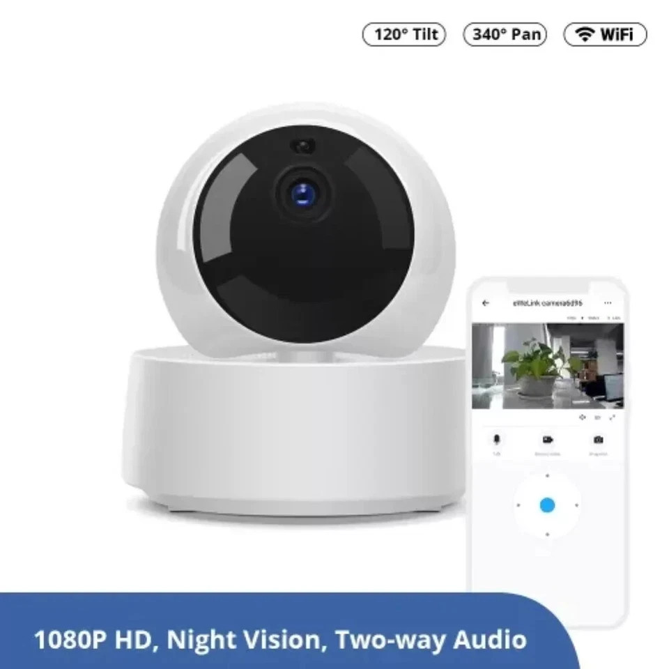 SONOFF GK-200MP2-B 1080P HD IP Security camera WiFi motion detector 360°