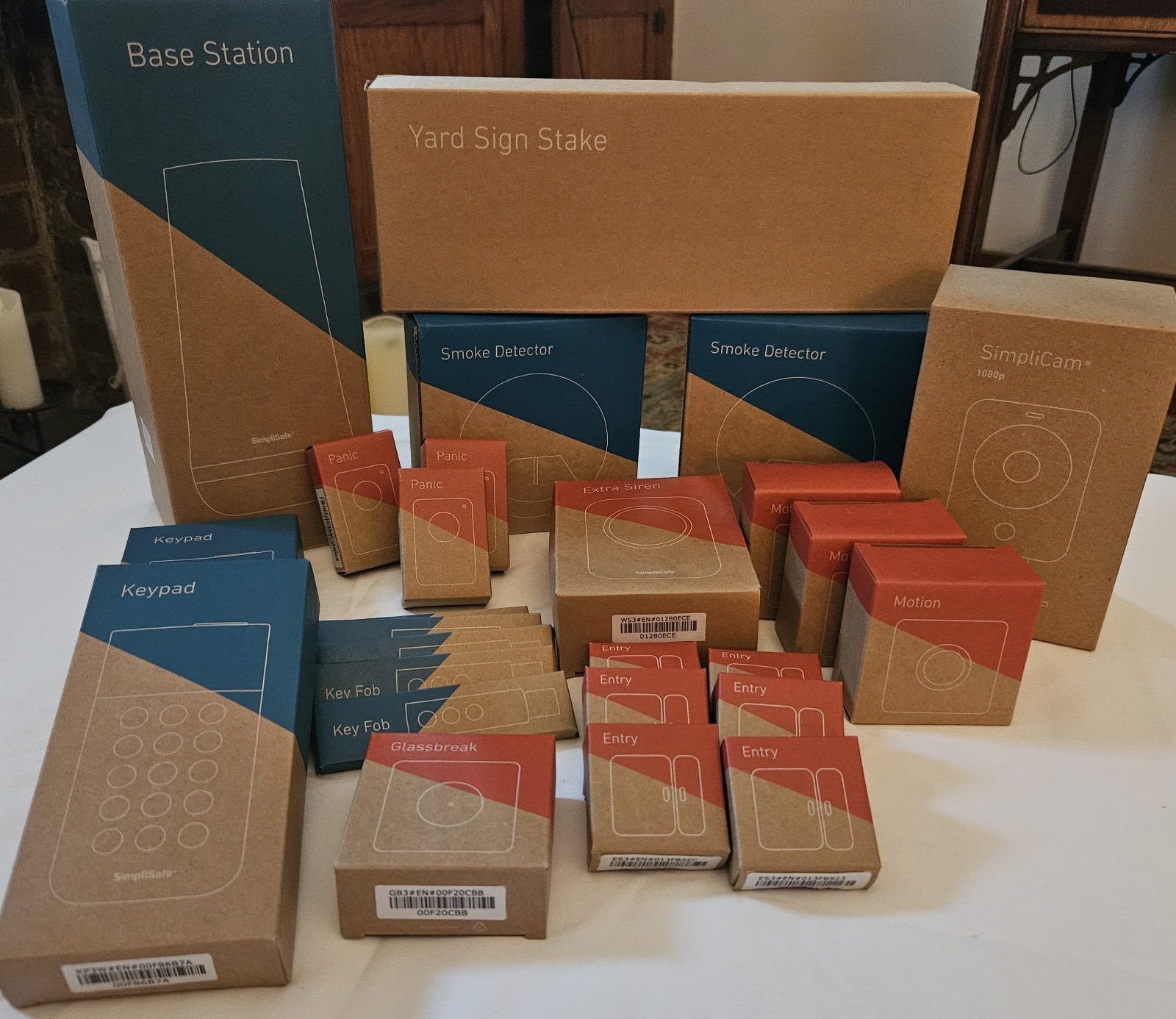 26 Piece SimpliSafe Security System – ModelSSCS3 Base, Plus Extras, New In Box