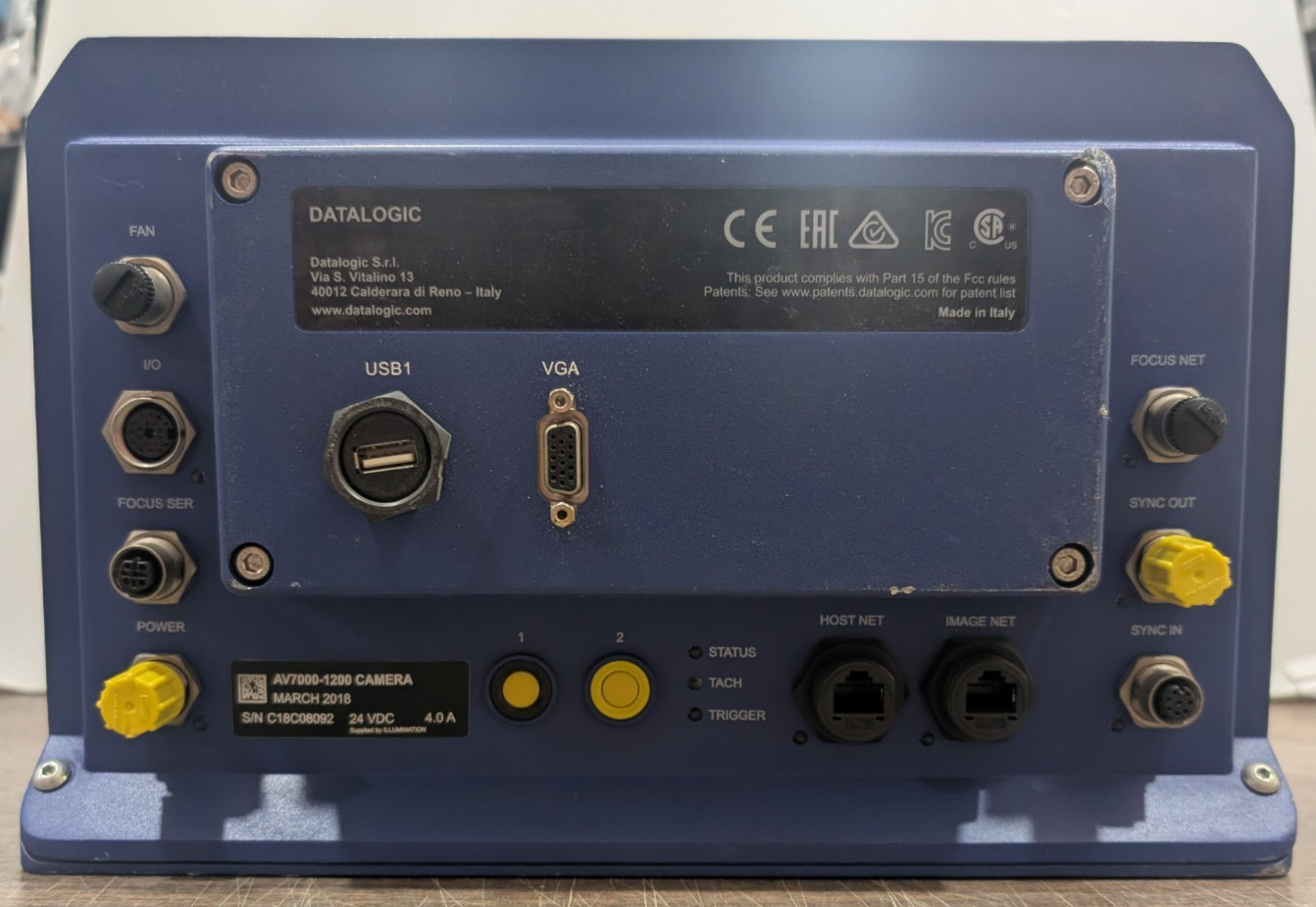 Datalogic Automation AV7000-1200 360 degree High Speed Camera
