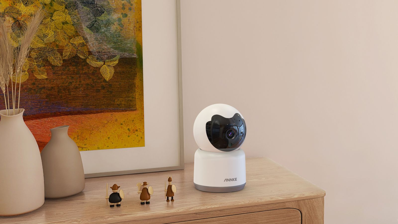 ANNKE 1080P WiFi IP Security Camera Pan/Tilt Two Way Audio Home Baby Pet Monitor