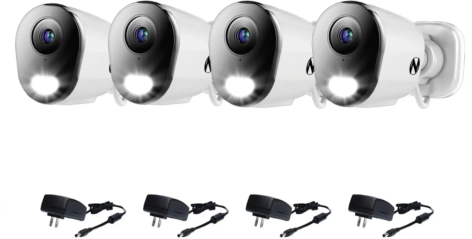 Night Owl 8-Ch, 4-Camera Indoor/Outdoor Plug-In Wi-Fi IP 4K 64GB Security System