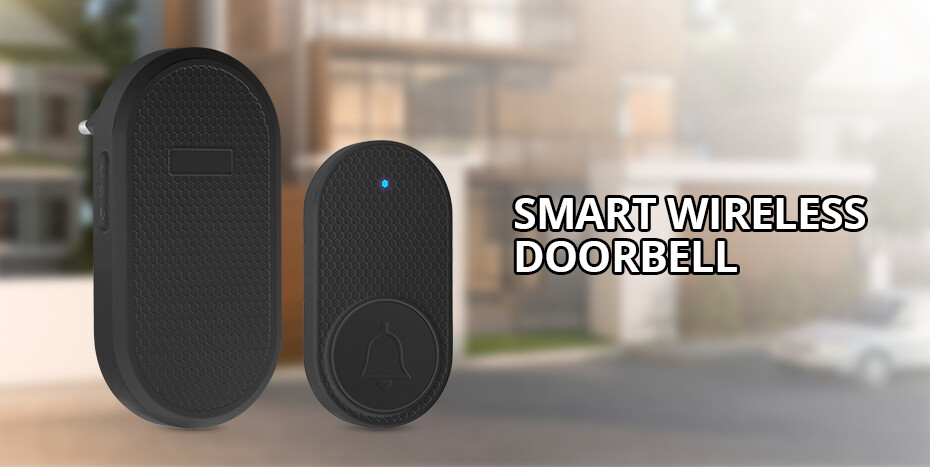 500FT Plug-In Wireless Doorbell 33 Tunes Indoor Outdoor Entry Alert System