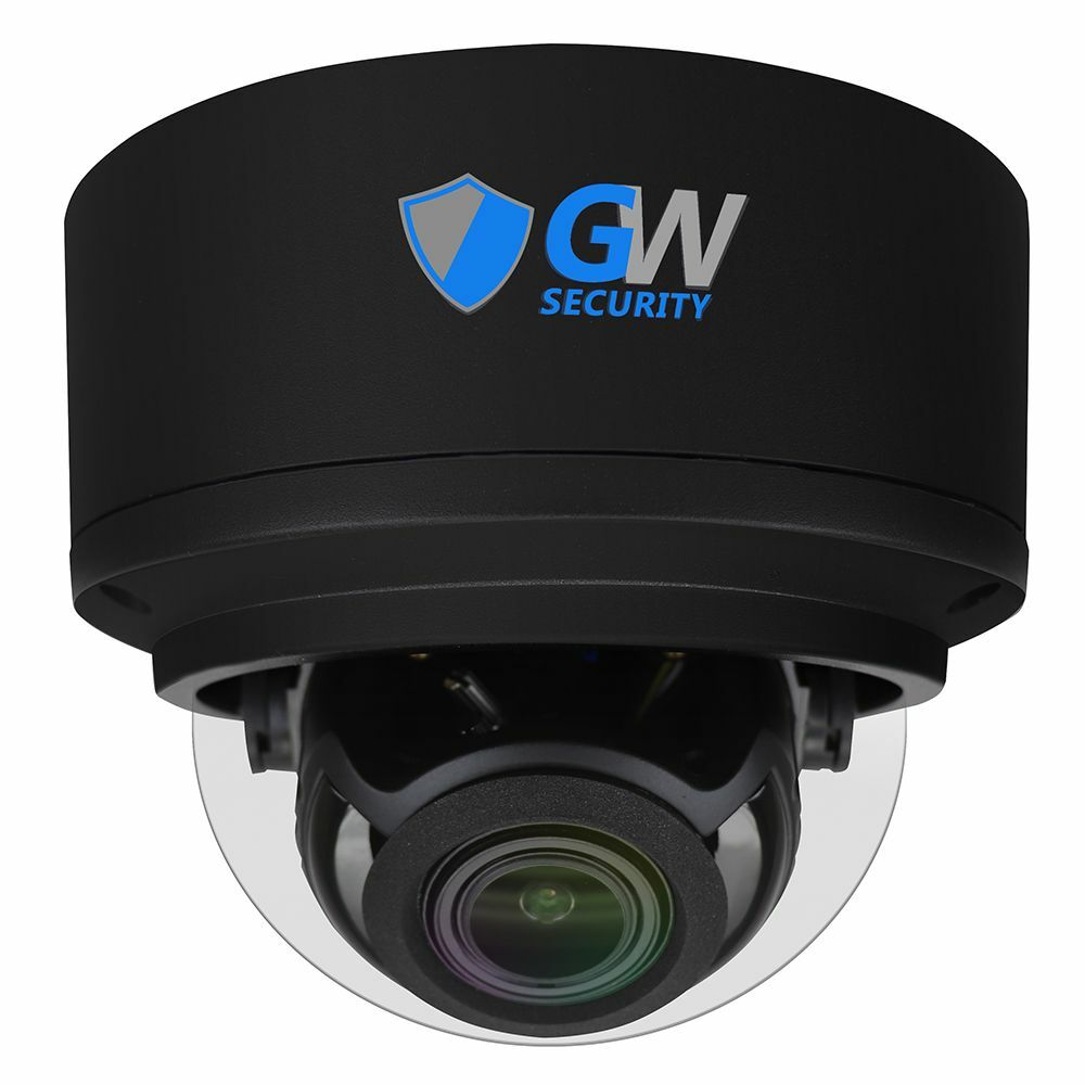 8CH NVR (4) 4K Microphone 2.8-12mm Varifocal IP PoE Dome Security Camera System
