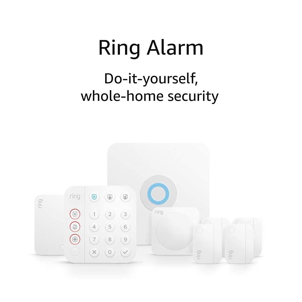 New Ring Alarm 8 Piece Kit 2nd Generation Home Security System – White