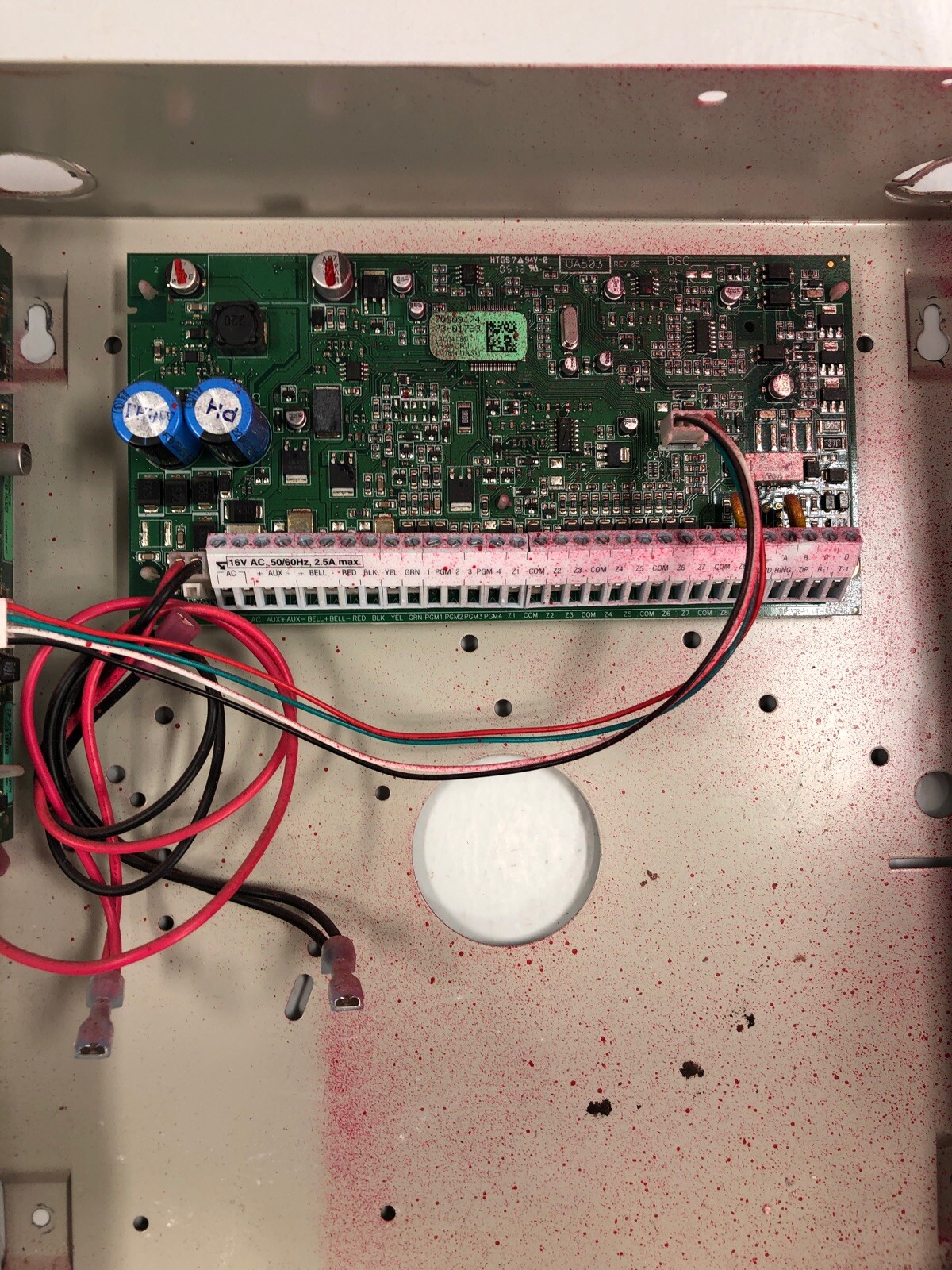 ADT Gs3060-ADTRF Security Alarm System-Power Series Panel PC1864 Motion Sensor