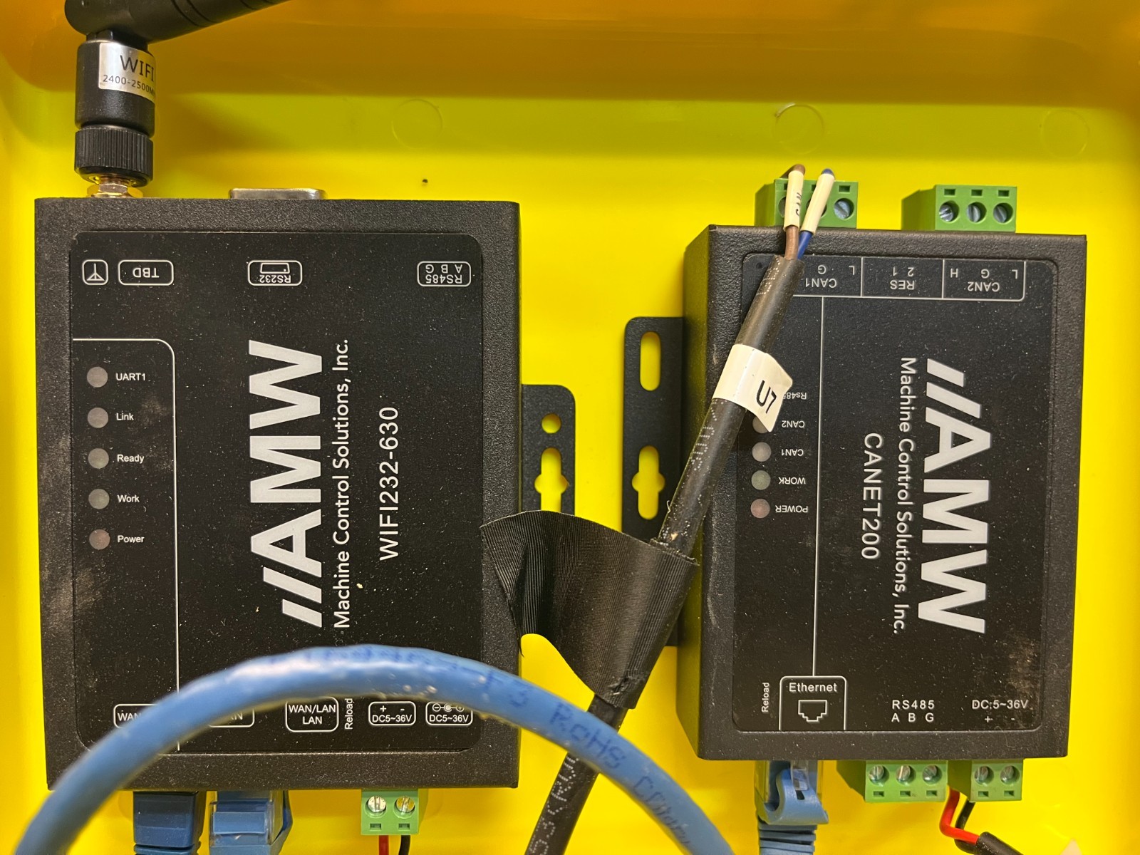 AMW Machine Control Solutions Wireless CANBus GNSS System WiFi232-630