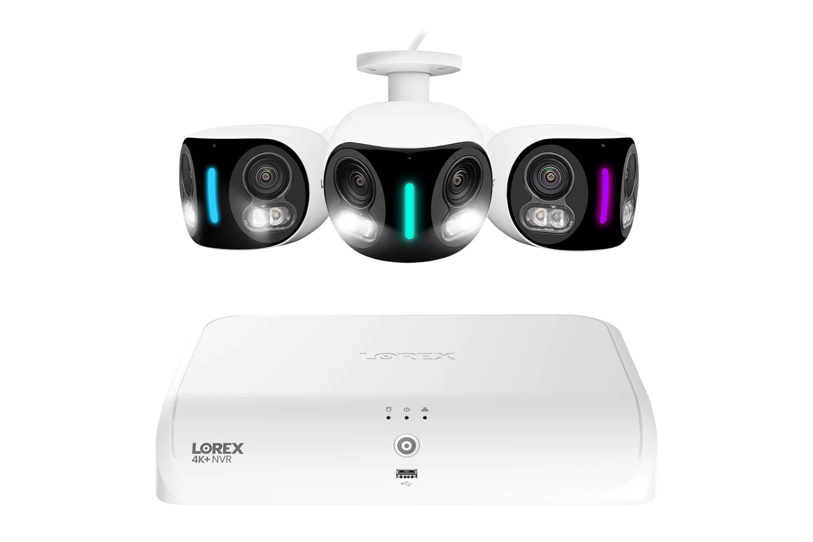 Lorex 4K 16 Camera Capable (8 Wired + 8 Fusion Wi-Fi ) 2TB Wired NVR System with