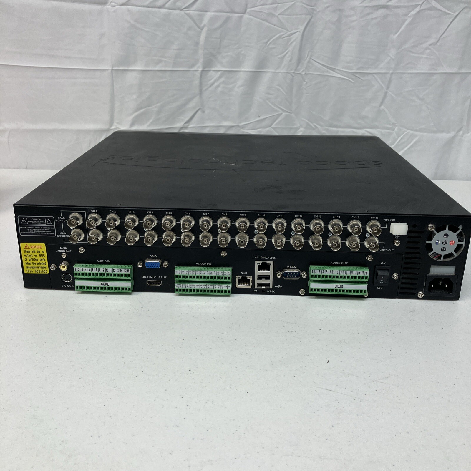 Speco Technologies DVR-T16IP DVR Recorder 16 Channel No Remote