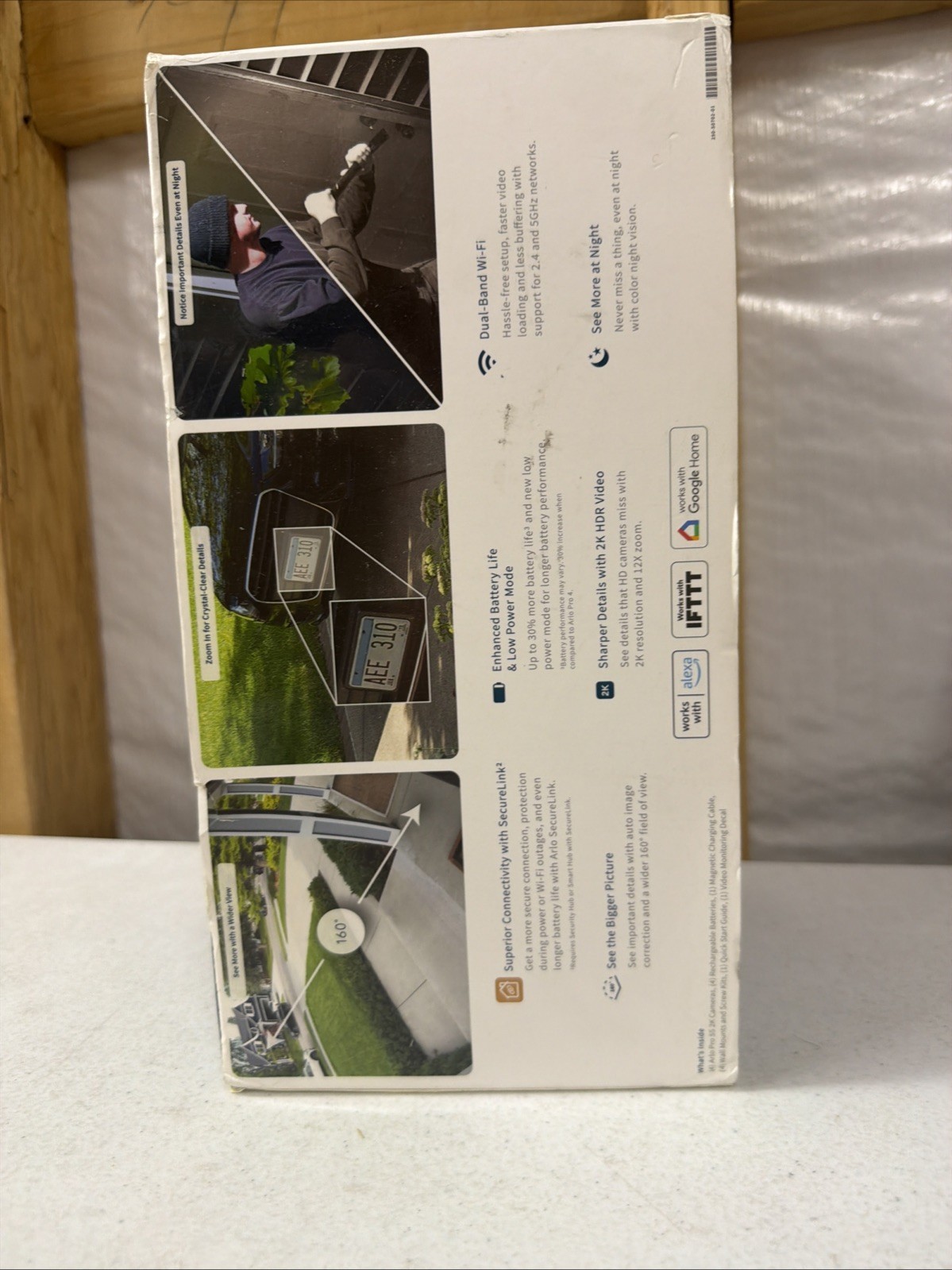 Arlo Pro 5S 2K Spotlight Camera Wireless Home Security Cams (4) (Lightly Used)