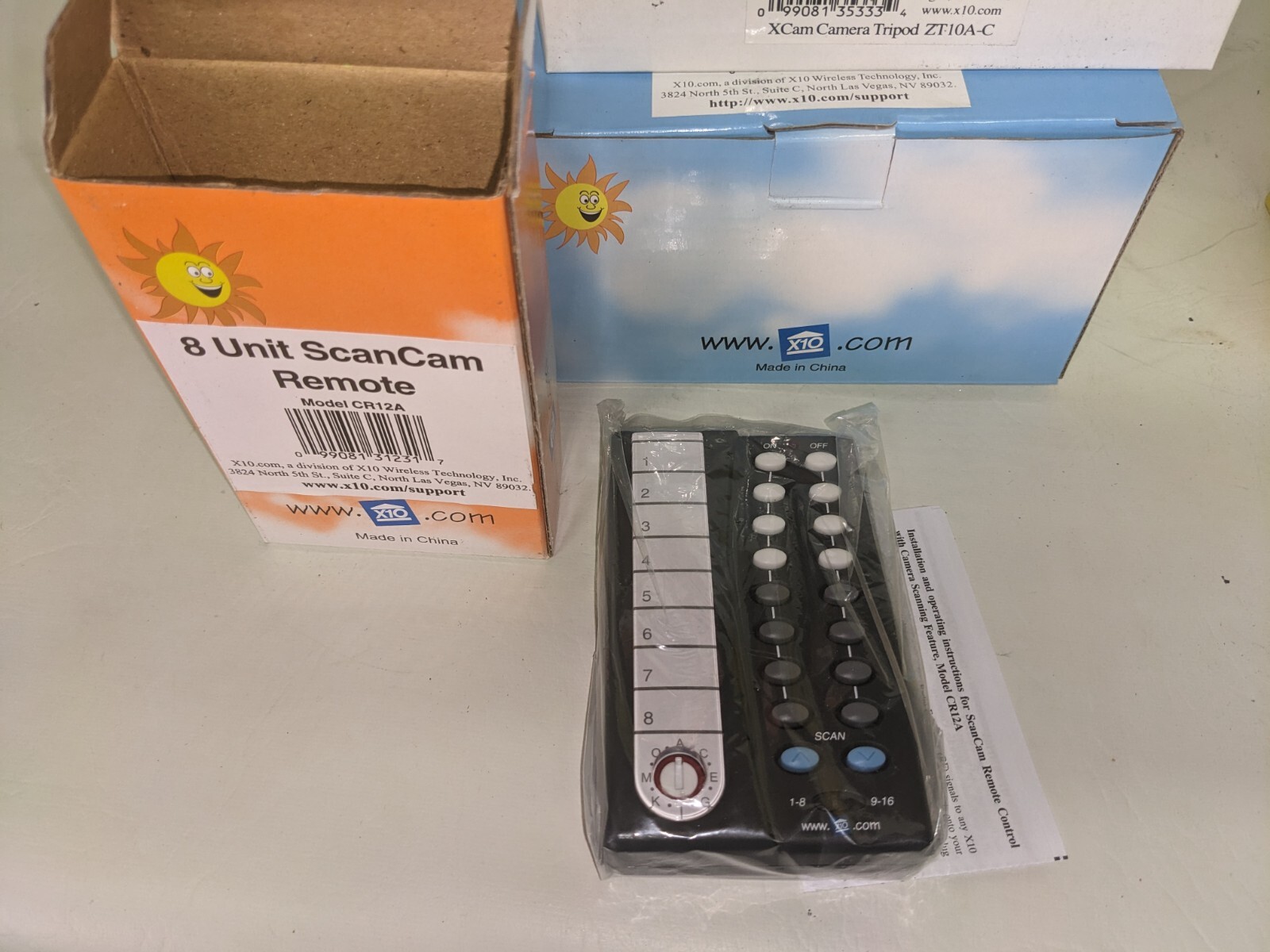 Lot of X10 Home Security System Cameras Receiver Transceiver VCR & Remote (ZE)