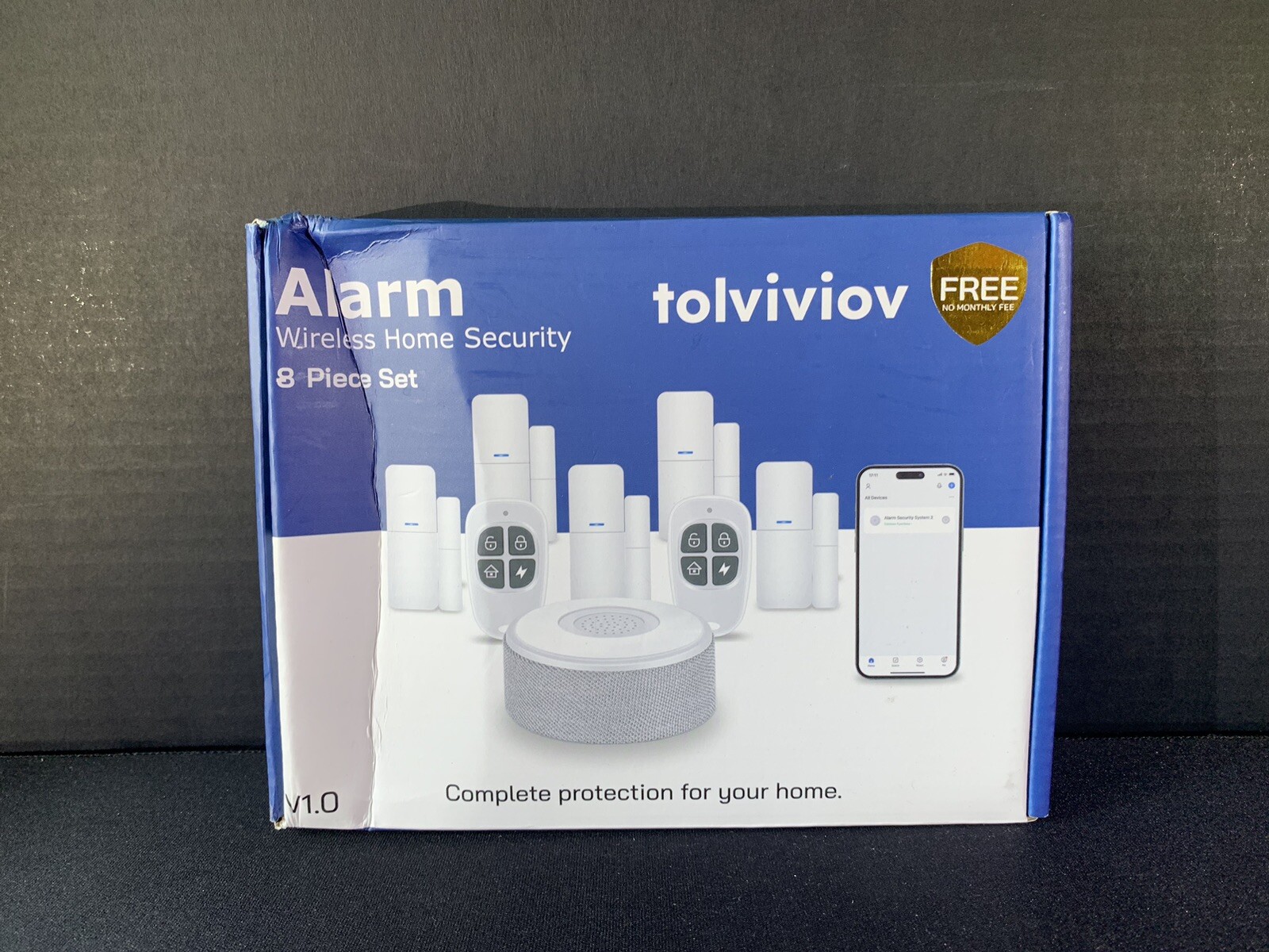 tolviviov – DP-W2 Smart Alarm Security System – 8-Piece Kit