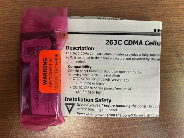 DMP 263C/381-2 CDMA Cell communicator w/cable; Brand new in box