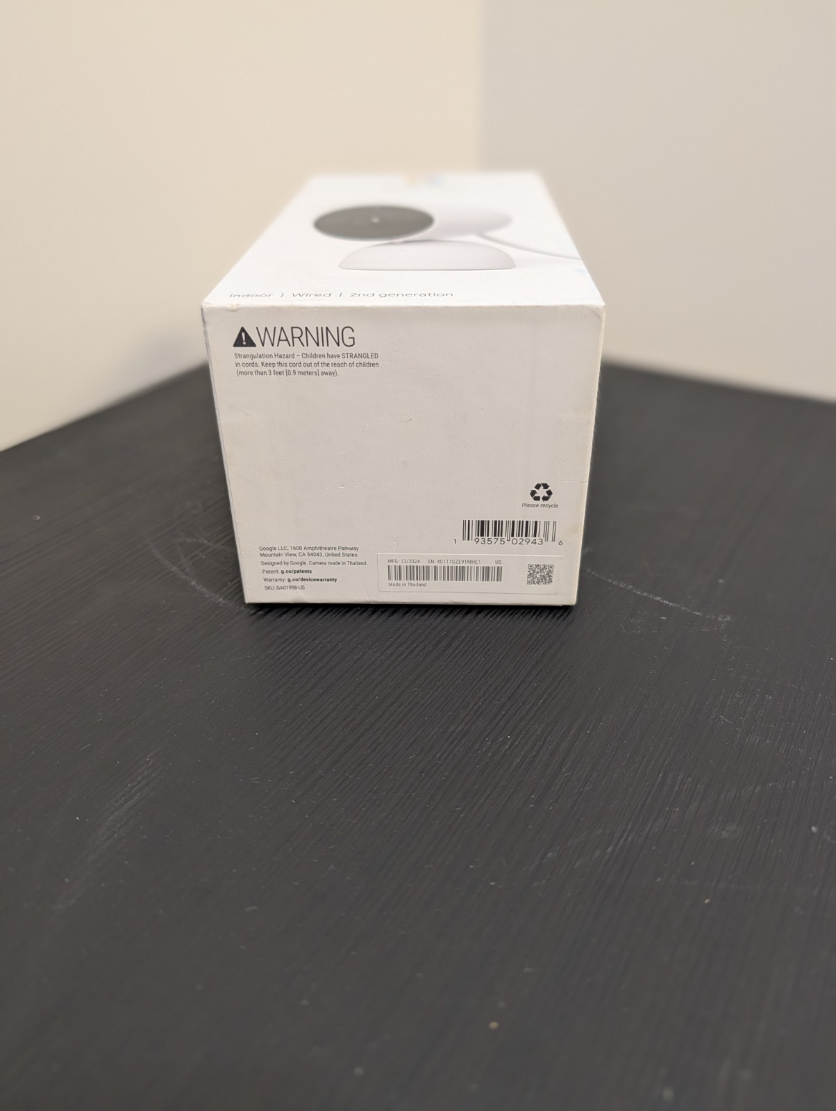 Google Nest Cam 2nd Gen Indoor – BRAND NEW SEALED