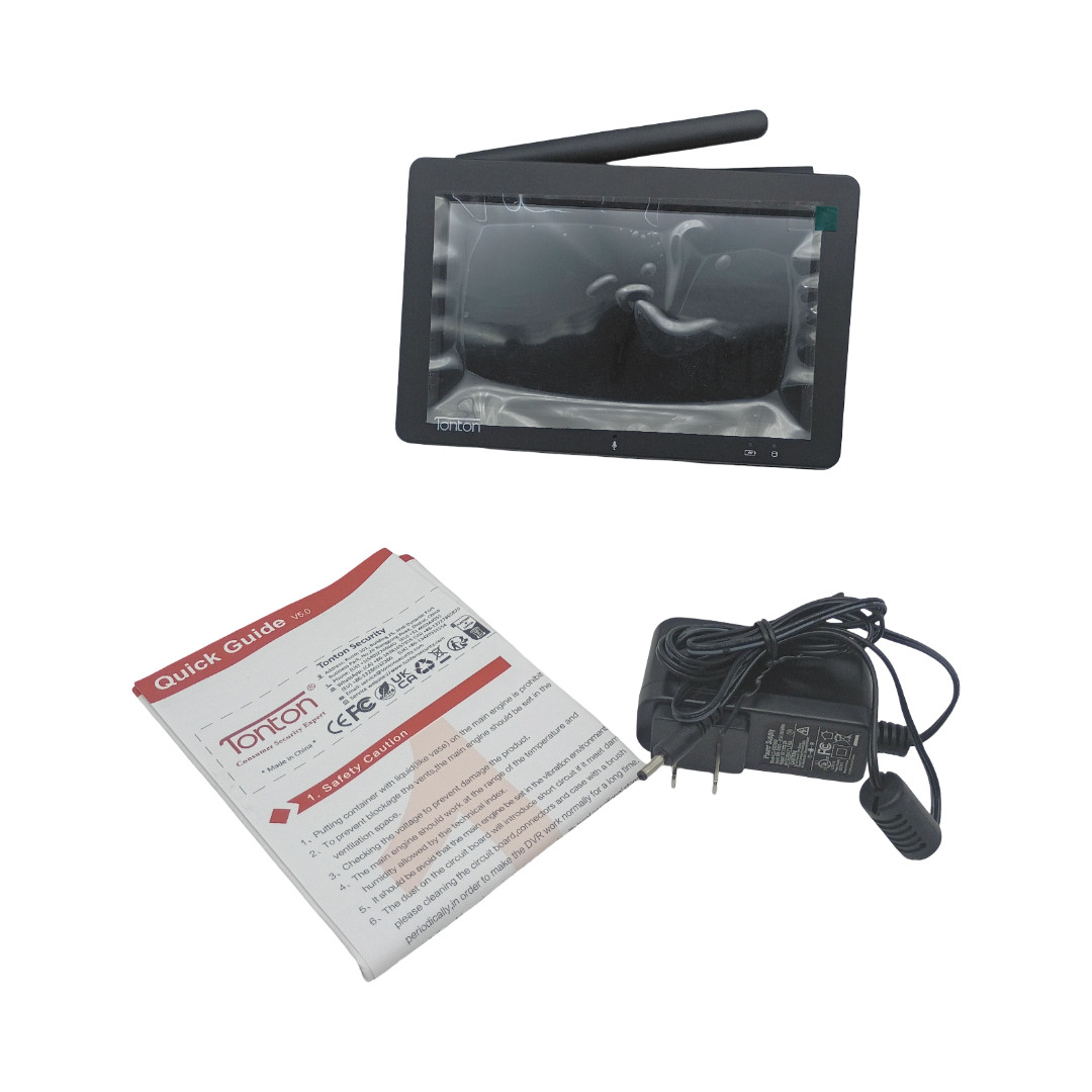 onton M07AJN2-B 7″ 2K 3MP Wireless Security Camera Monitor 4CH NVR Open Box
