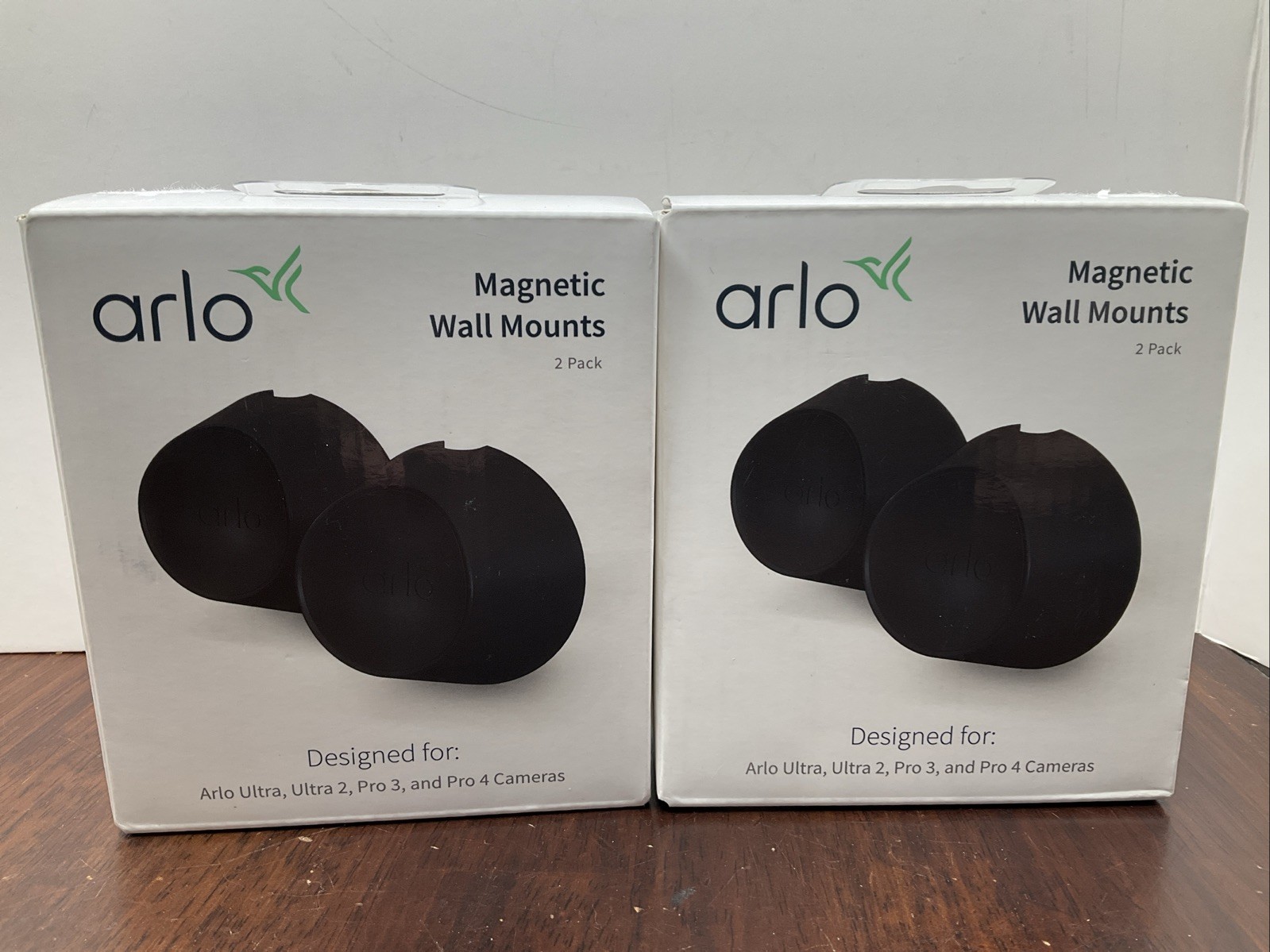 2 Arlo Magnetic Wall Mounts For Arlo Ultra Ultra 2 Pro 3&4Cameras VMA5001 Black