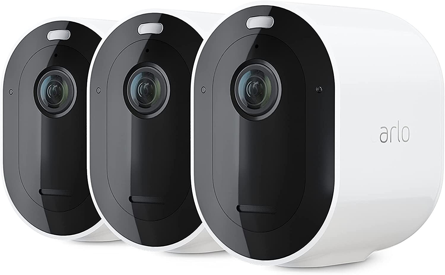 Arlo Pro 4 Spotlight Camera 3 Pack Wireless Security 2K Video & HDR VMC4350P