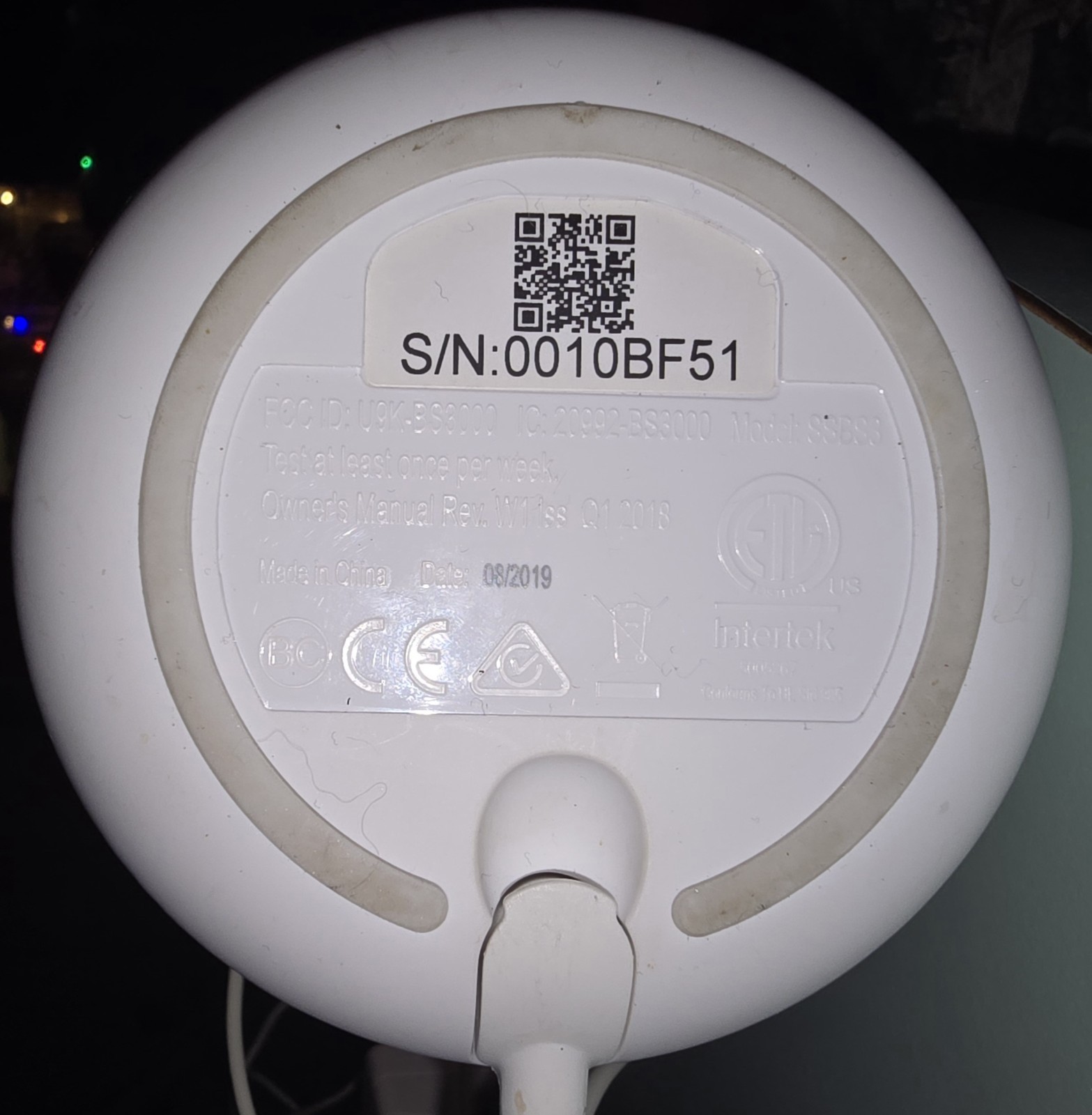 Simplisafe Indoor Monitor