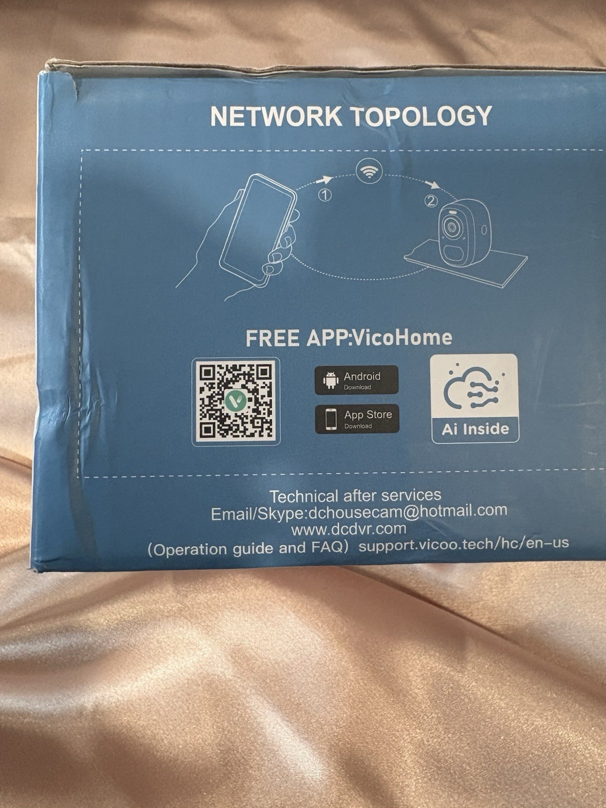 DCT Wireless WiFi Battery Security Camera 2-Pack, Waterproof, VicoHome, … PI-1/3