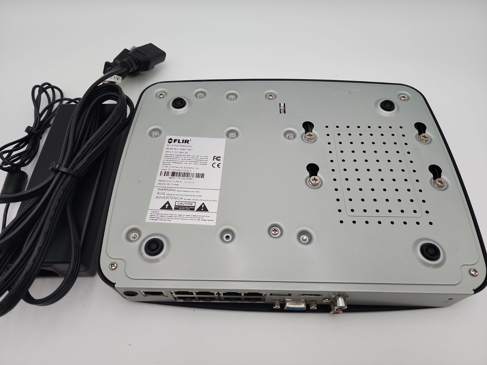 Flir DNR118PO 8 Channel IP NVR System LNR100 SERIES NETWORK RECORDER 1TB HDD