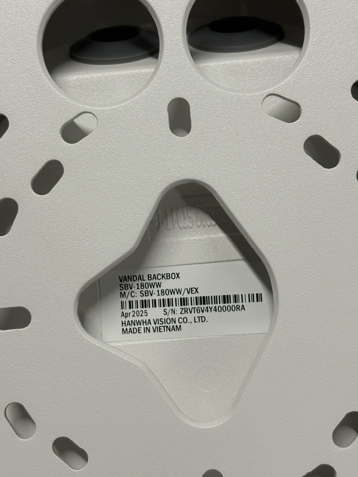 Hanwha Vision Co SBV-180WW ZRVT6V4Y40000RA