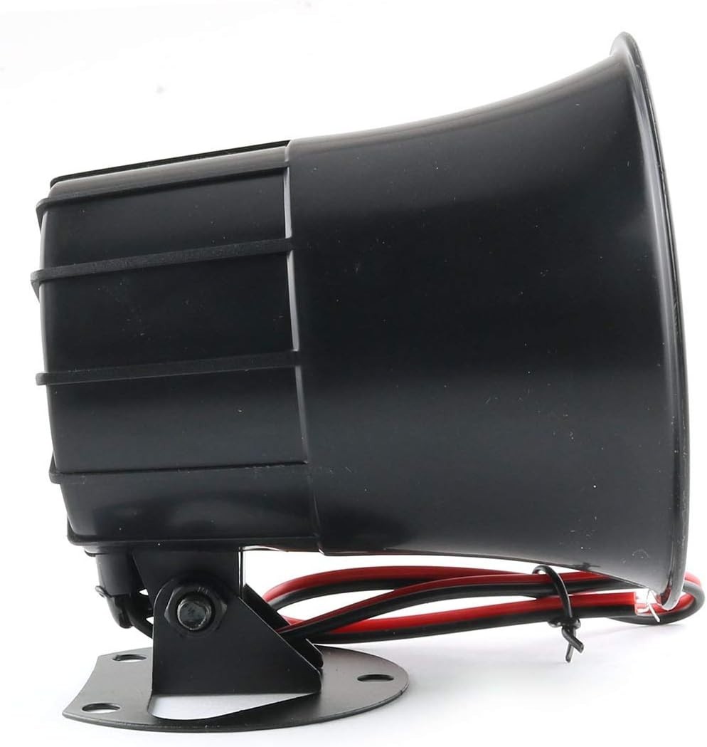 Powerful DC 12V 15W Siren Horn Alarm with Infrared Technology – Durable & Loud