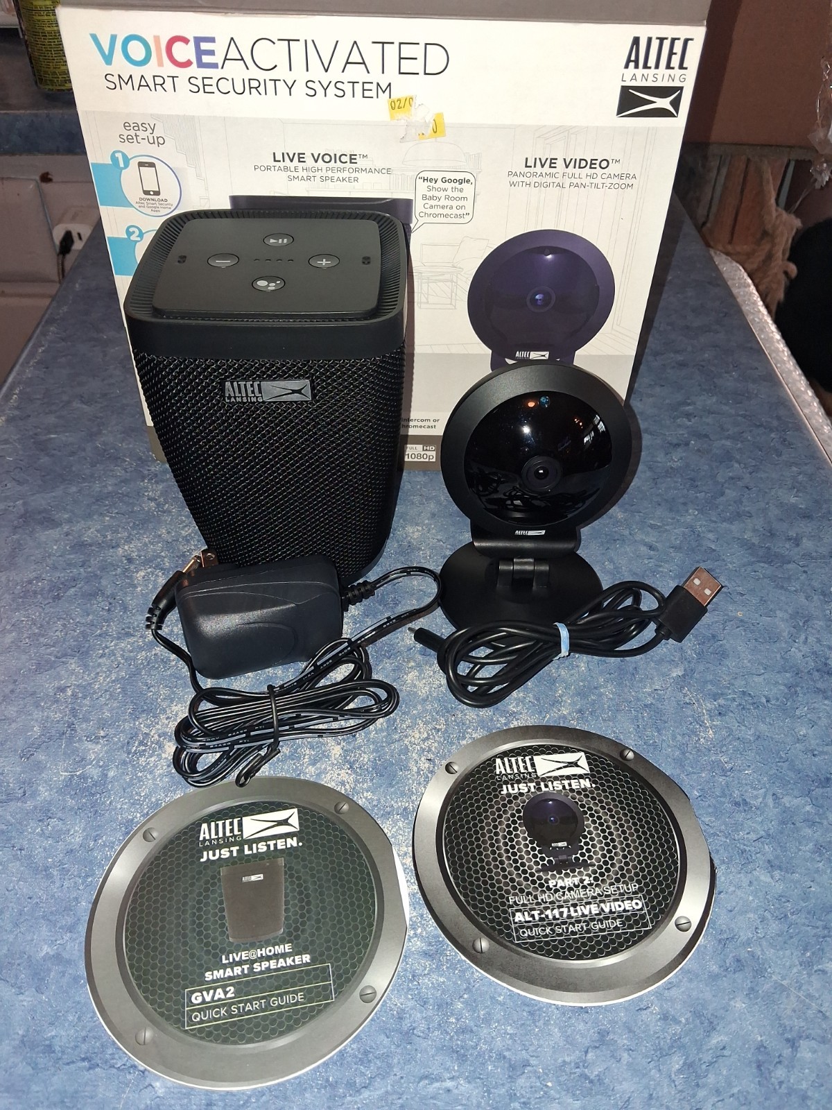 New Altec Lansing Smart Security System – Wi-Fi Camera & Speaker Voice Activated