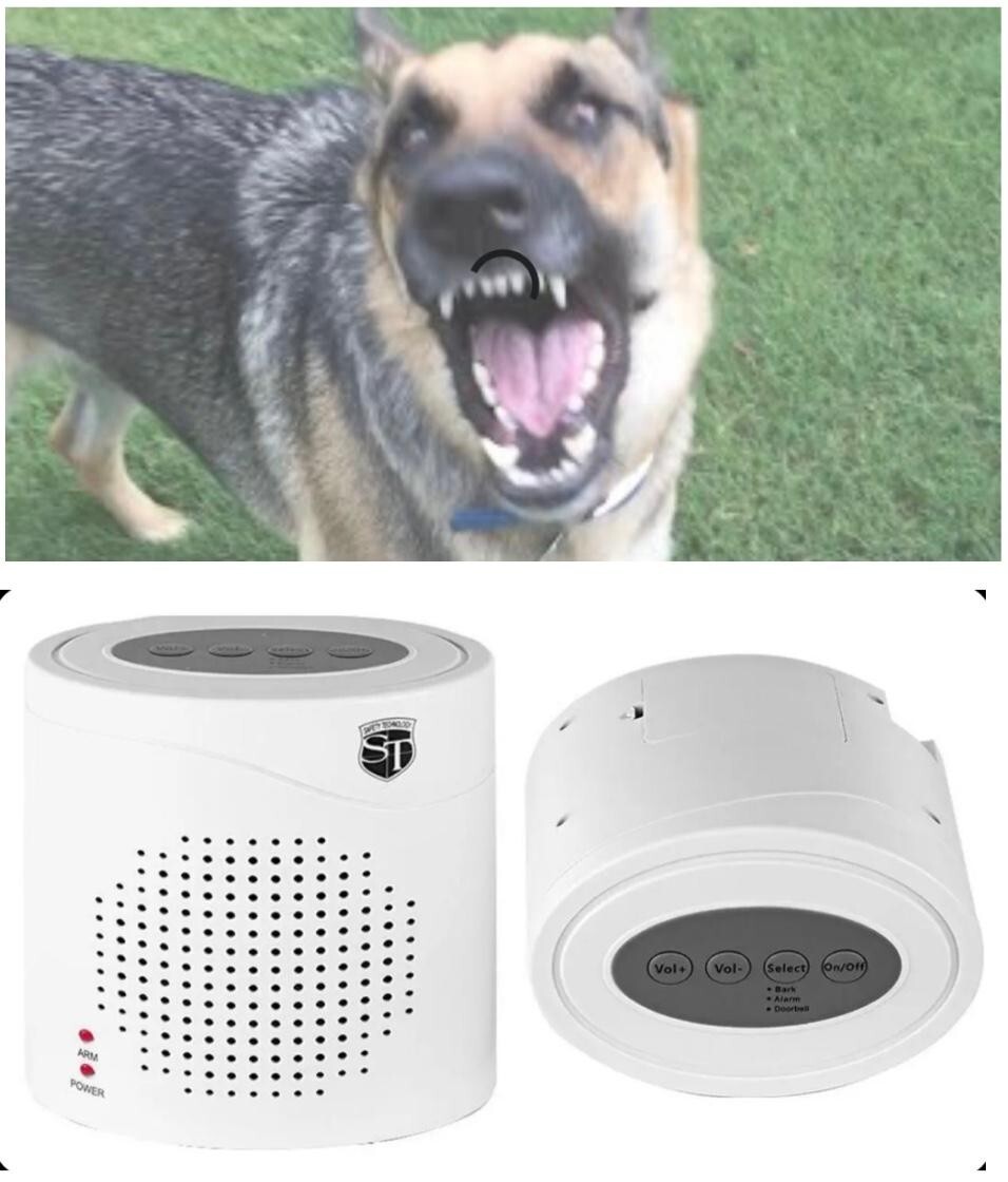 BARKING WATCH DOG Electronic Home Safety Security REMOTE Burglar Alarm System K9