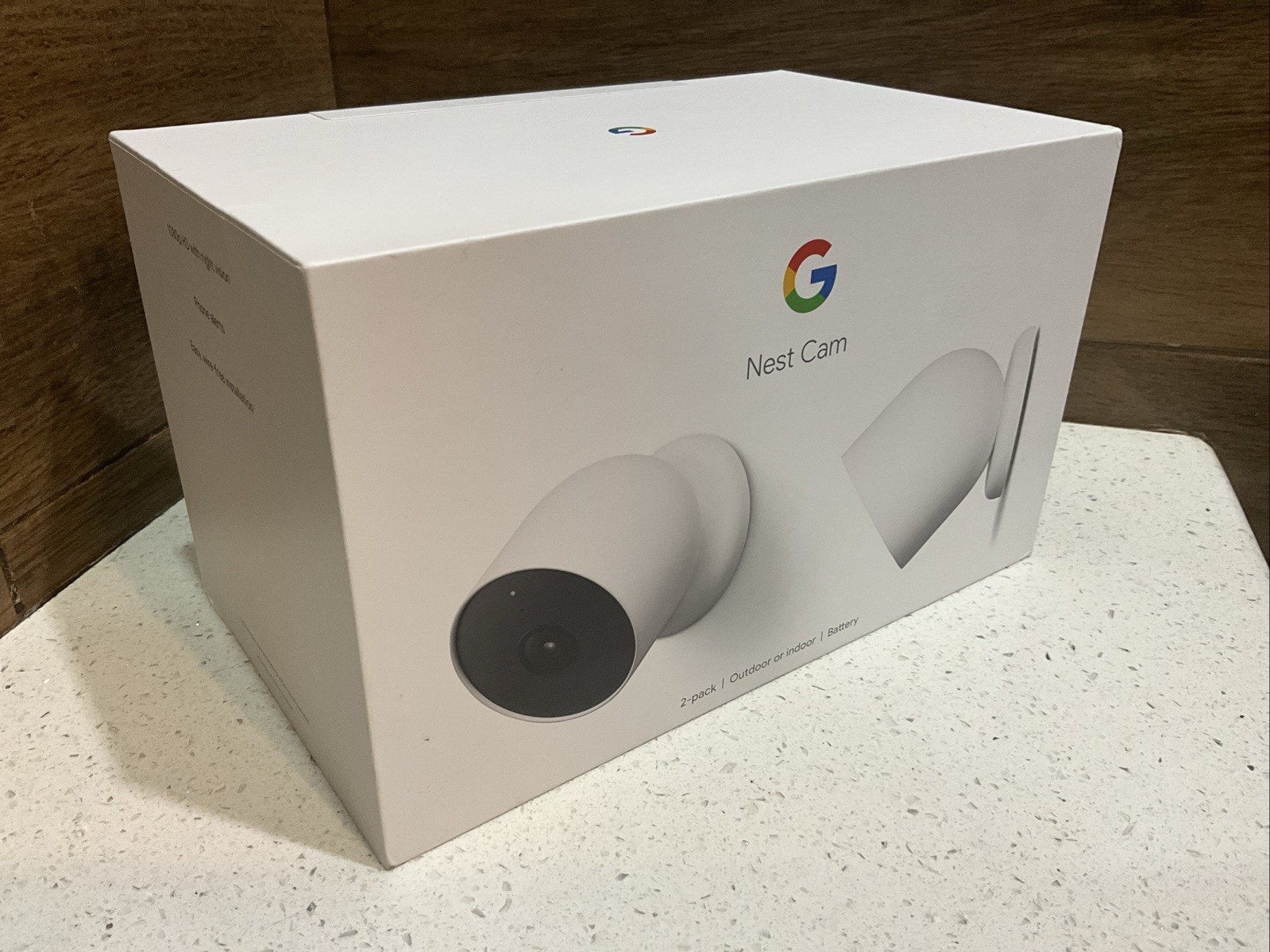 NEST GOOGLE Cam 2 packs Smart Security G3AL9 -EMPTY BOX ONLY – No Cameras