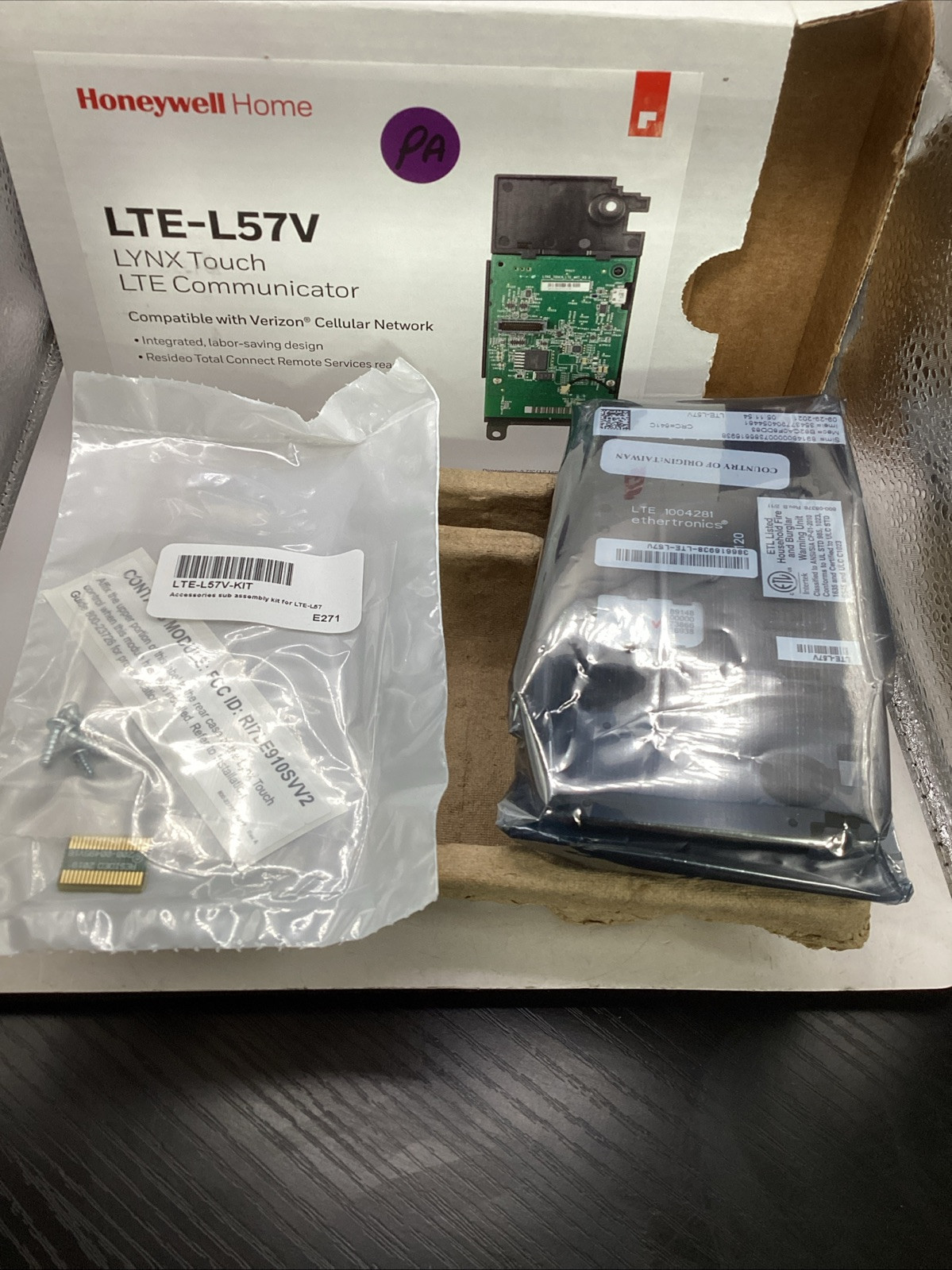 Honeywell Home LTE-L57V Lynx Touch LTE Communicator ? NEW