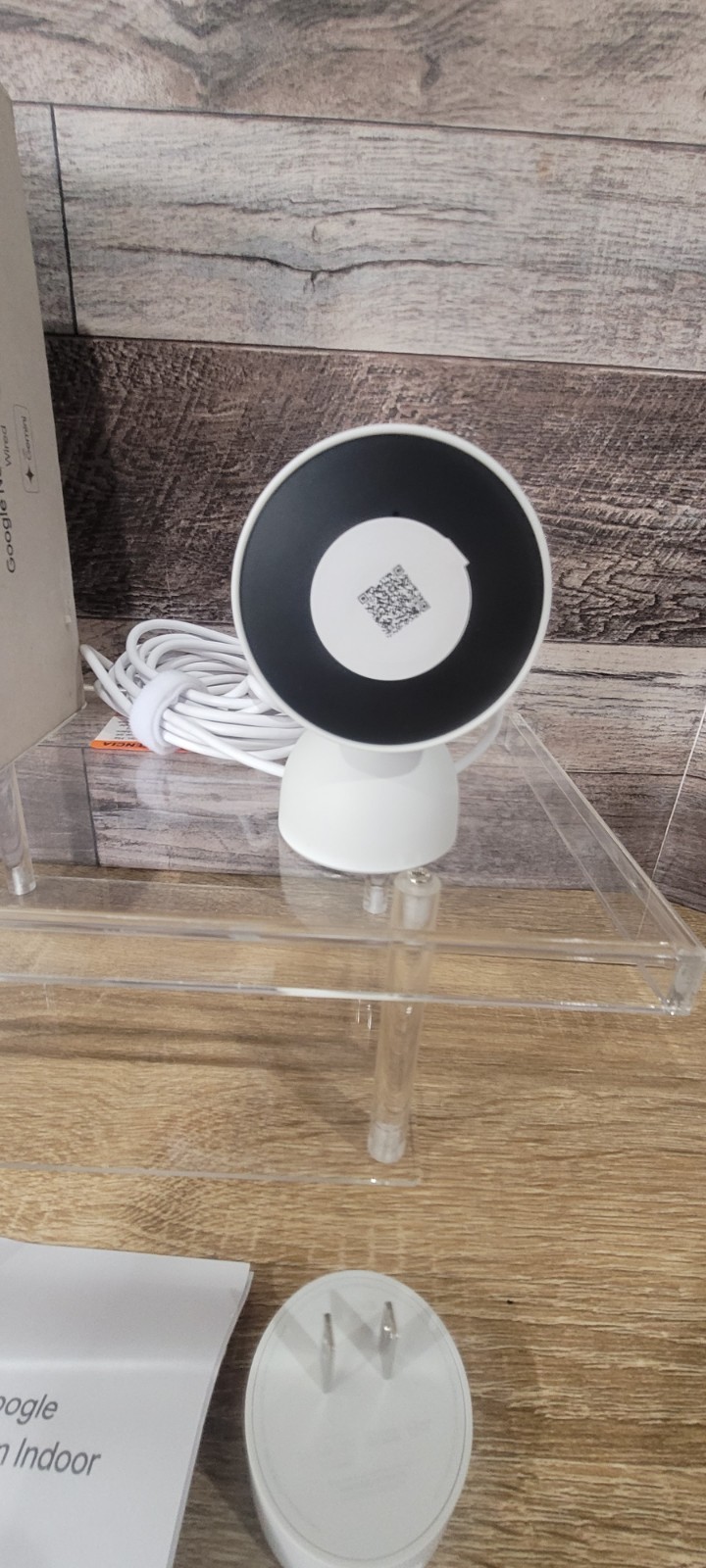Google Nest Indoor Smart Security Camera (Wired, 3rd Gen) – Snow