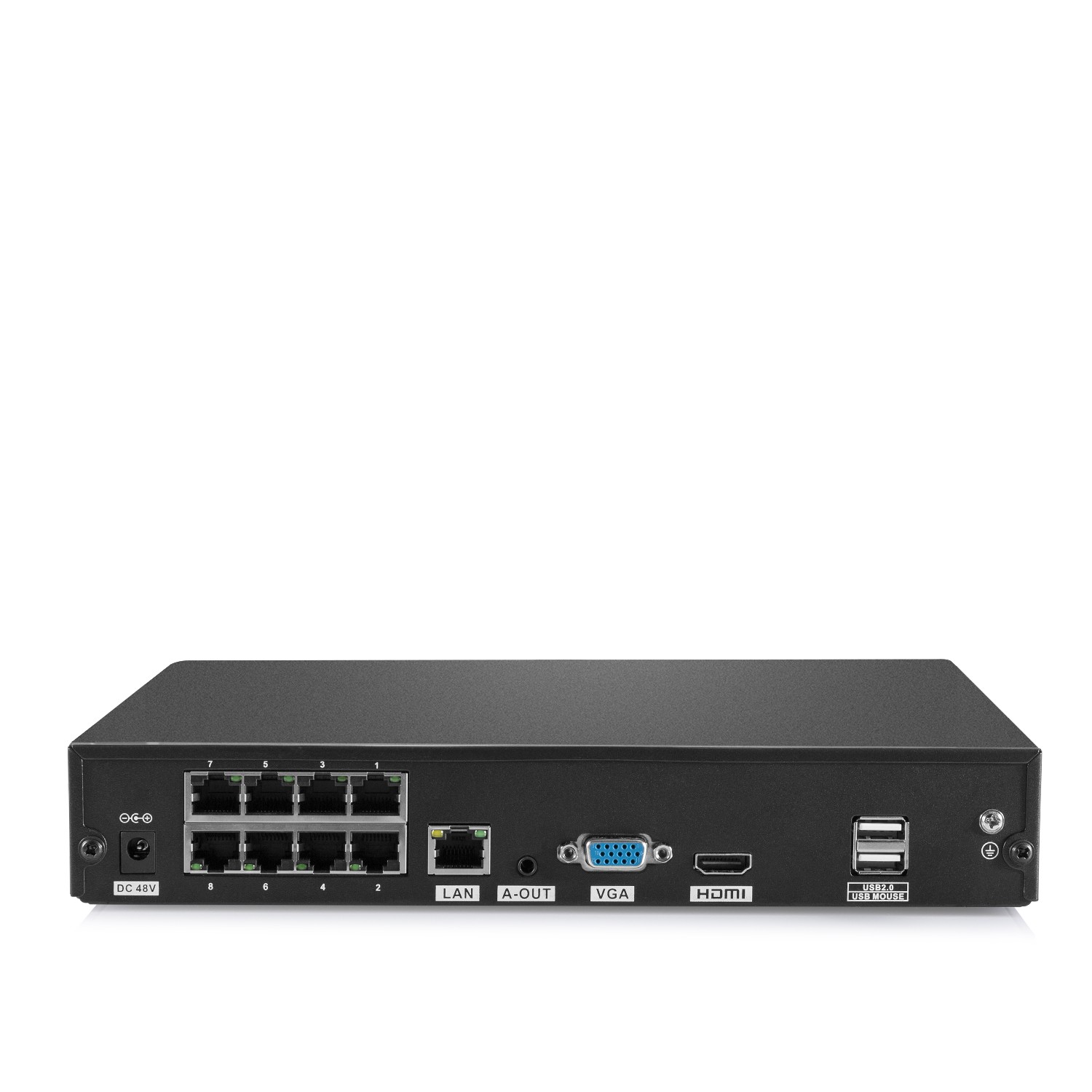 SANNCE 4K Ultra HD 8CH NVR 8MP PoE Video Recorder IP Network for Security System