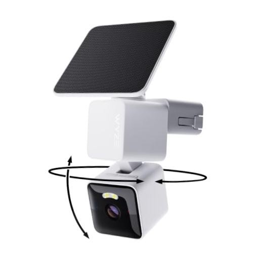Solar Cam Pan, 2K Wireless Outdoor Security Camera with 360° Pan-Tilt |