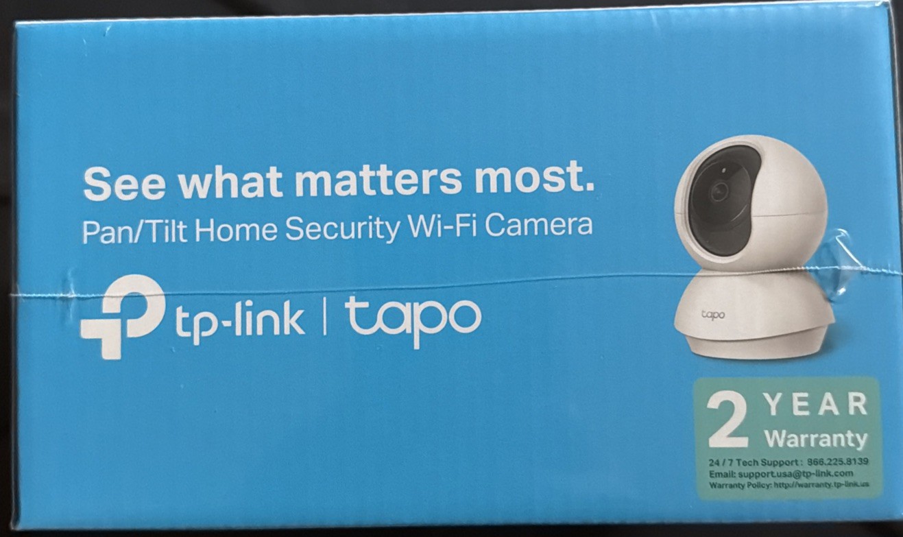 TP-Link Tapo Pan/Tilt Security Camera for Baby Monitor, Pet Camera w/ Motion Det