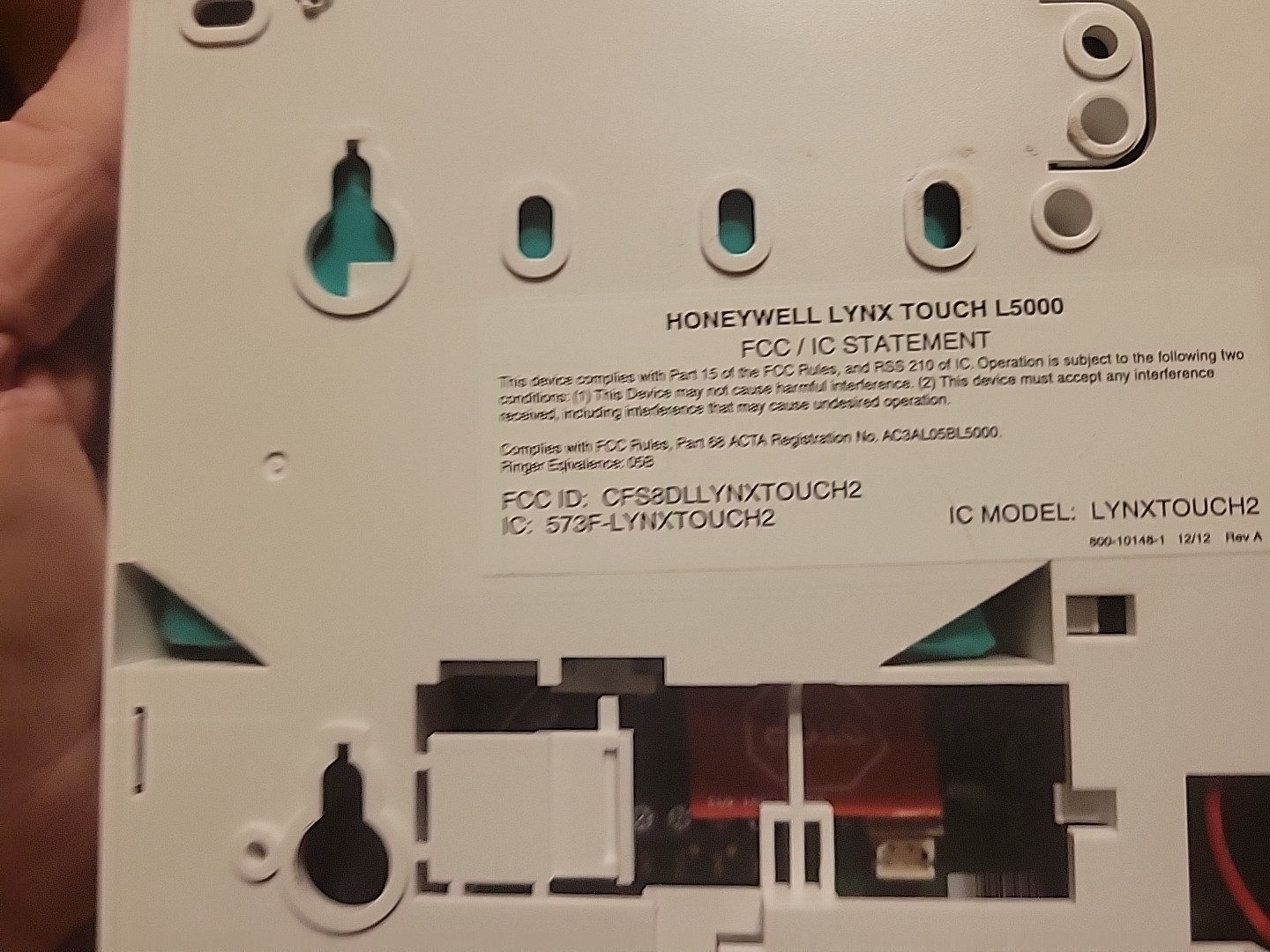 Honeywell Lynxtouch 2 Intrusion and Communication Security System (NO BATTERY)
