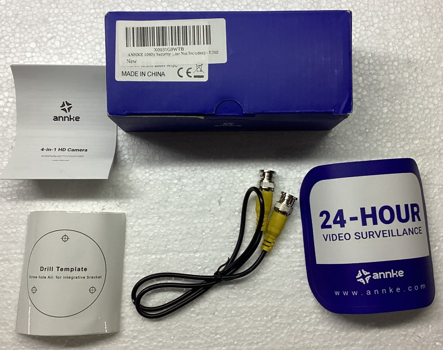 ANNKE CCTV Home Security Surveillance IR Night Camera – 100ft Cable. NEW