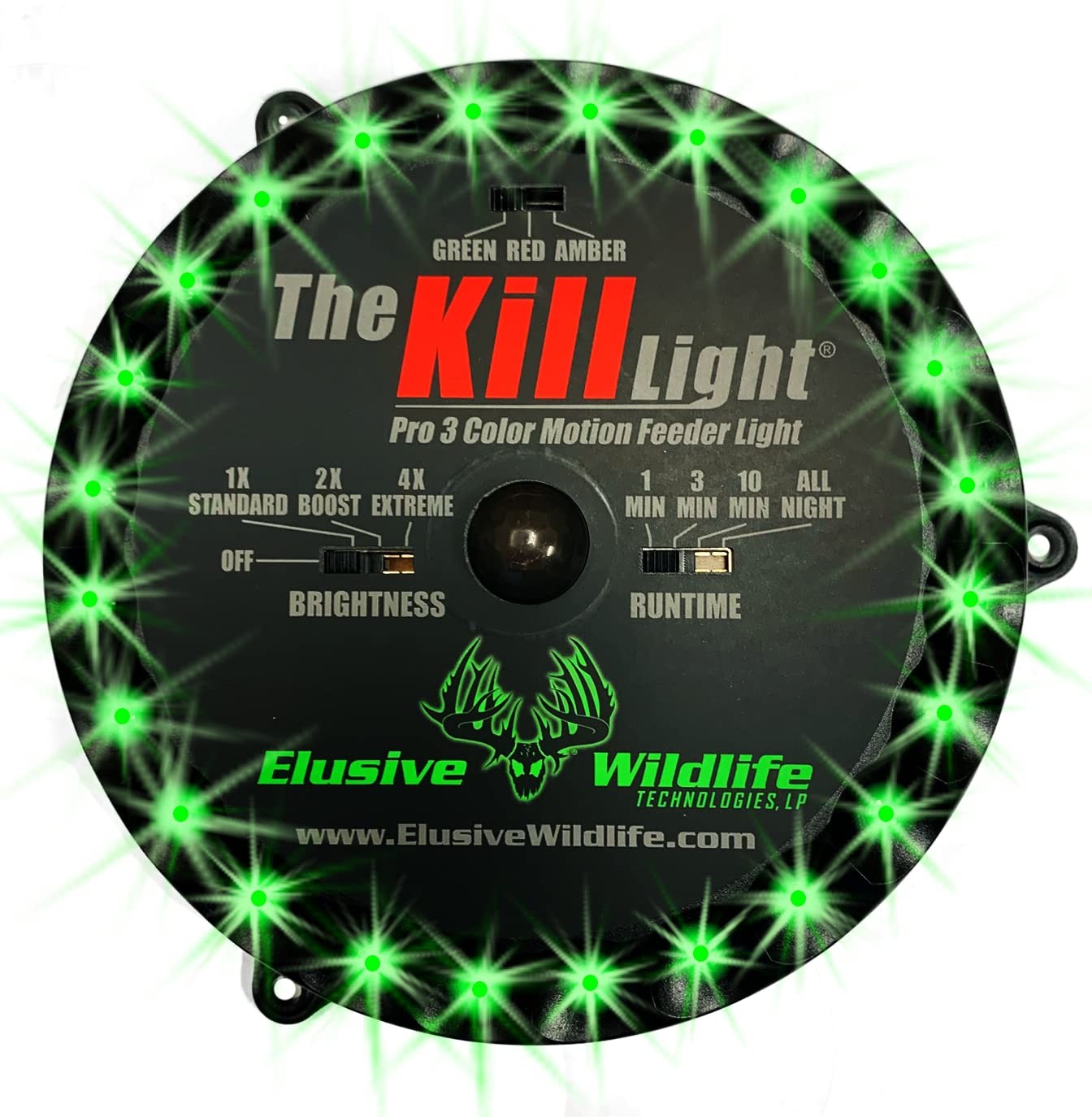 Elusive Wildlife Kill Light 3 Color Feeder – Best Hunting green