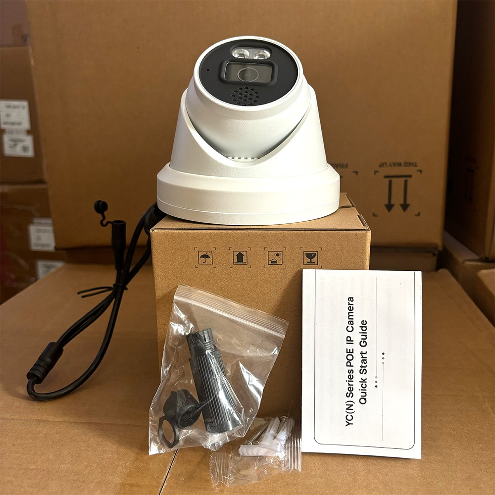Vikylin 4K 16CH 16 POE CCTV System 8MP IP Camera IR 30m Speaker+Audio Indoor Lot