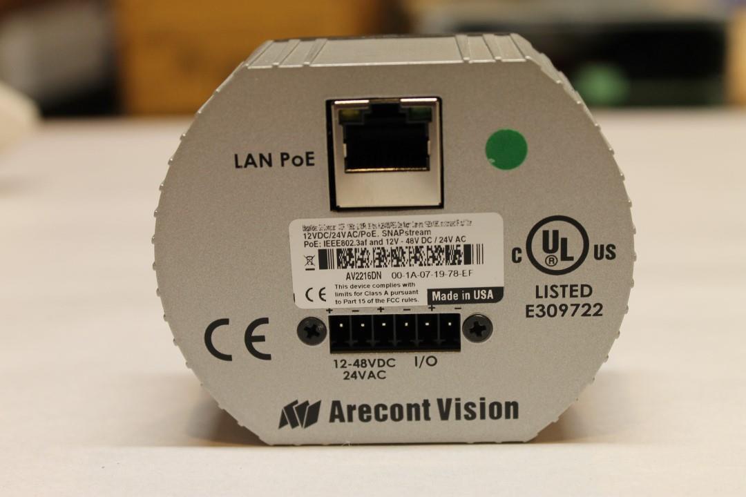 Arecont AV2216DN 1080p True Day/Night Indoor Box-Style Compact IP Camera NEW