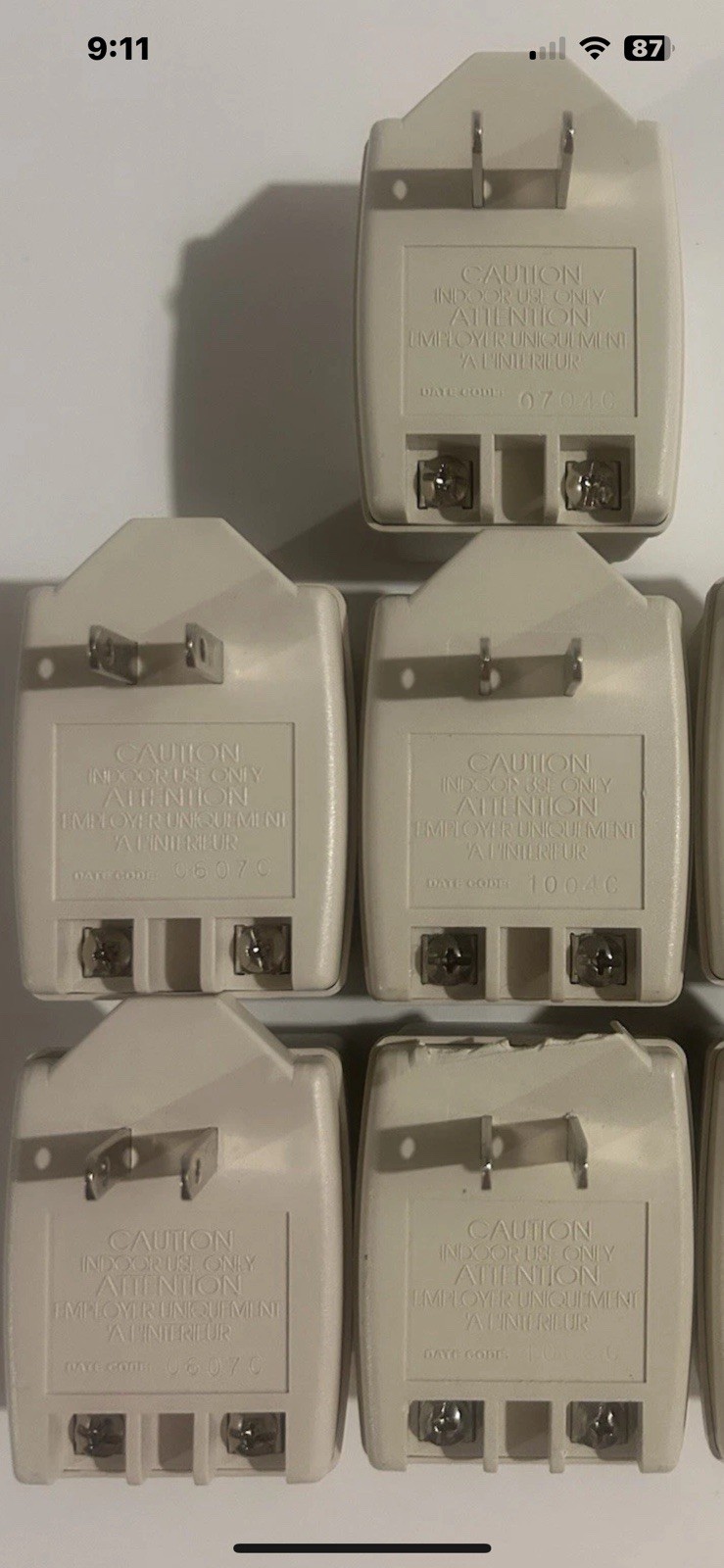 GE Interlogix 22-109 CN 9VAC, 700mA, AM-9700A Power Transformer. Brand NEW 7