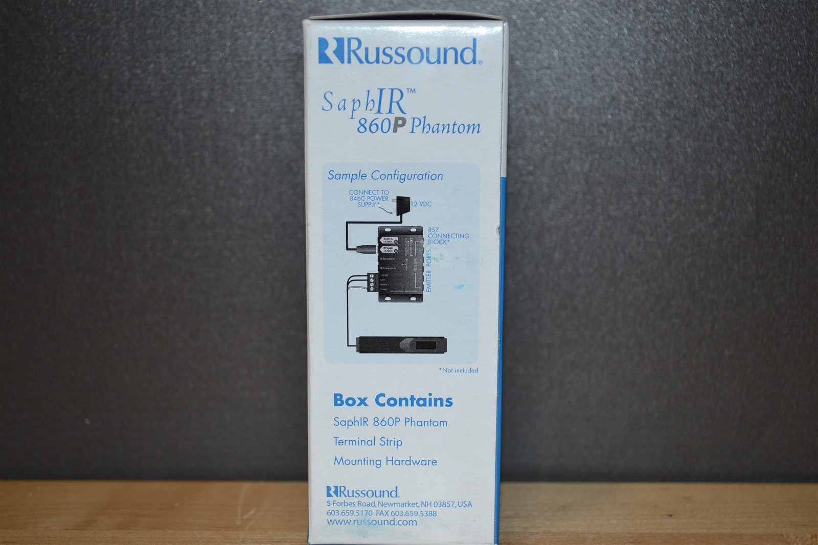 Russound SaphIR 860-P Phantom Infrared Remote Receiver, Plasma friendly New 10x